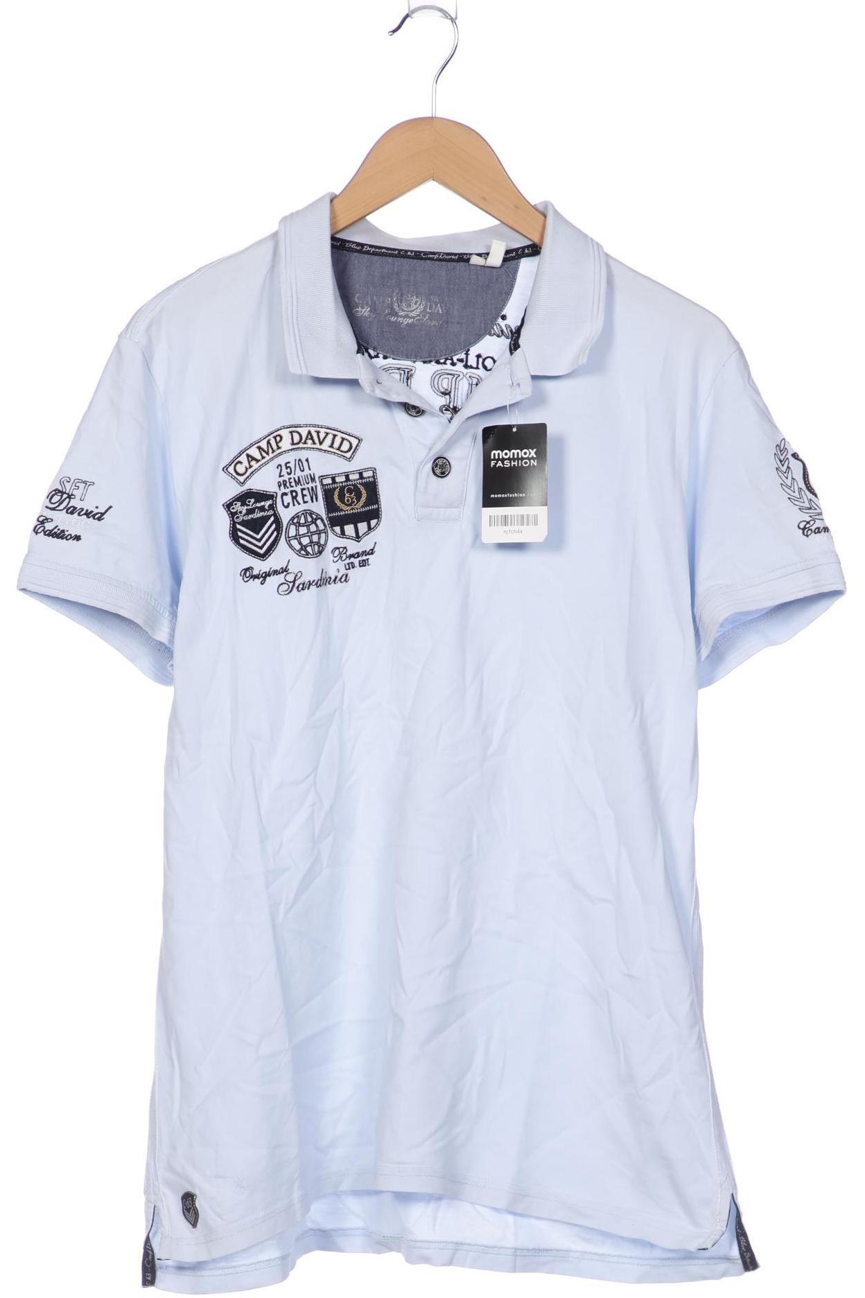 

Camp David Herren Poloshirt, hellblau