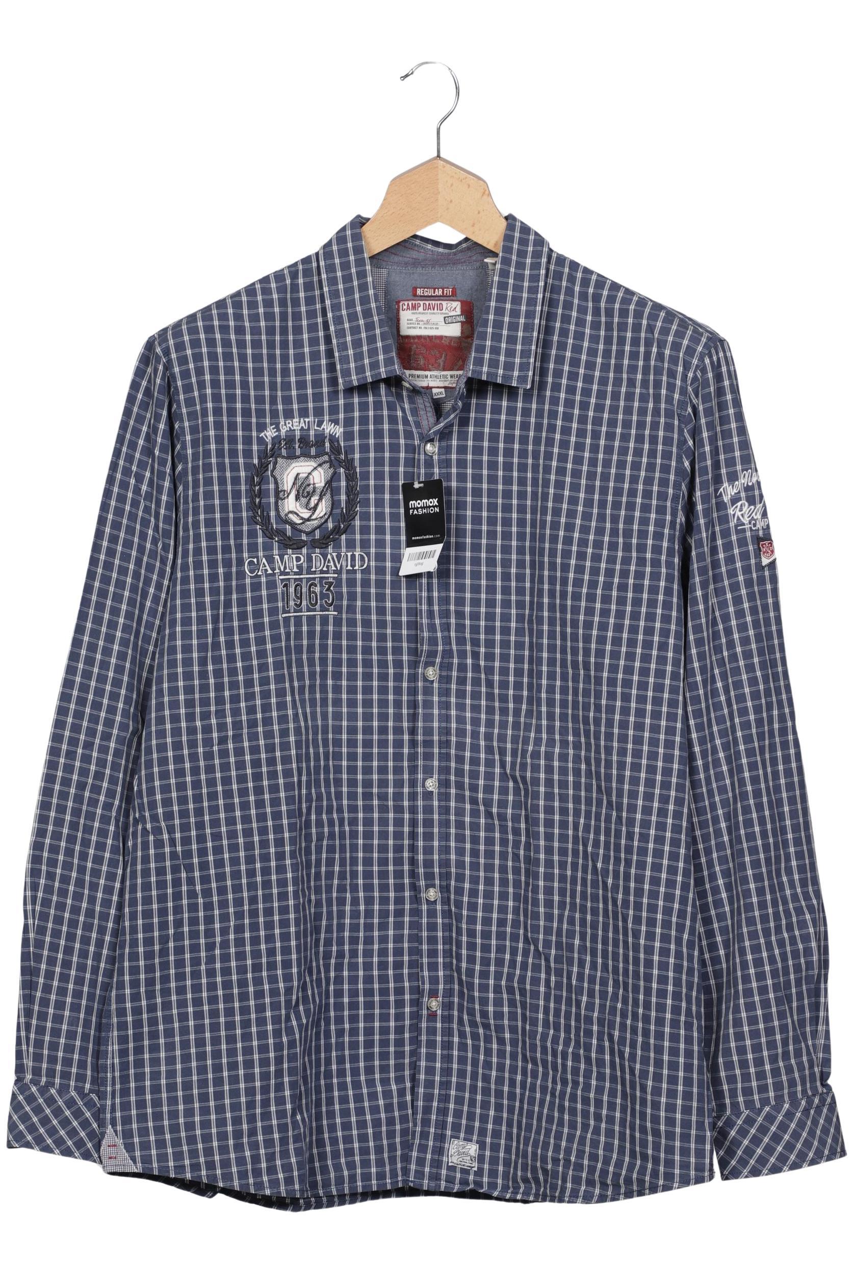 

Camp David Herren Hemd, blau, Gr. 58