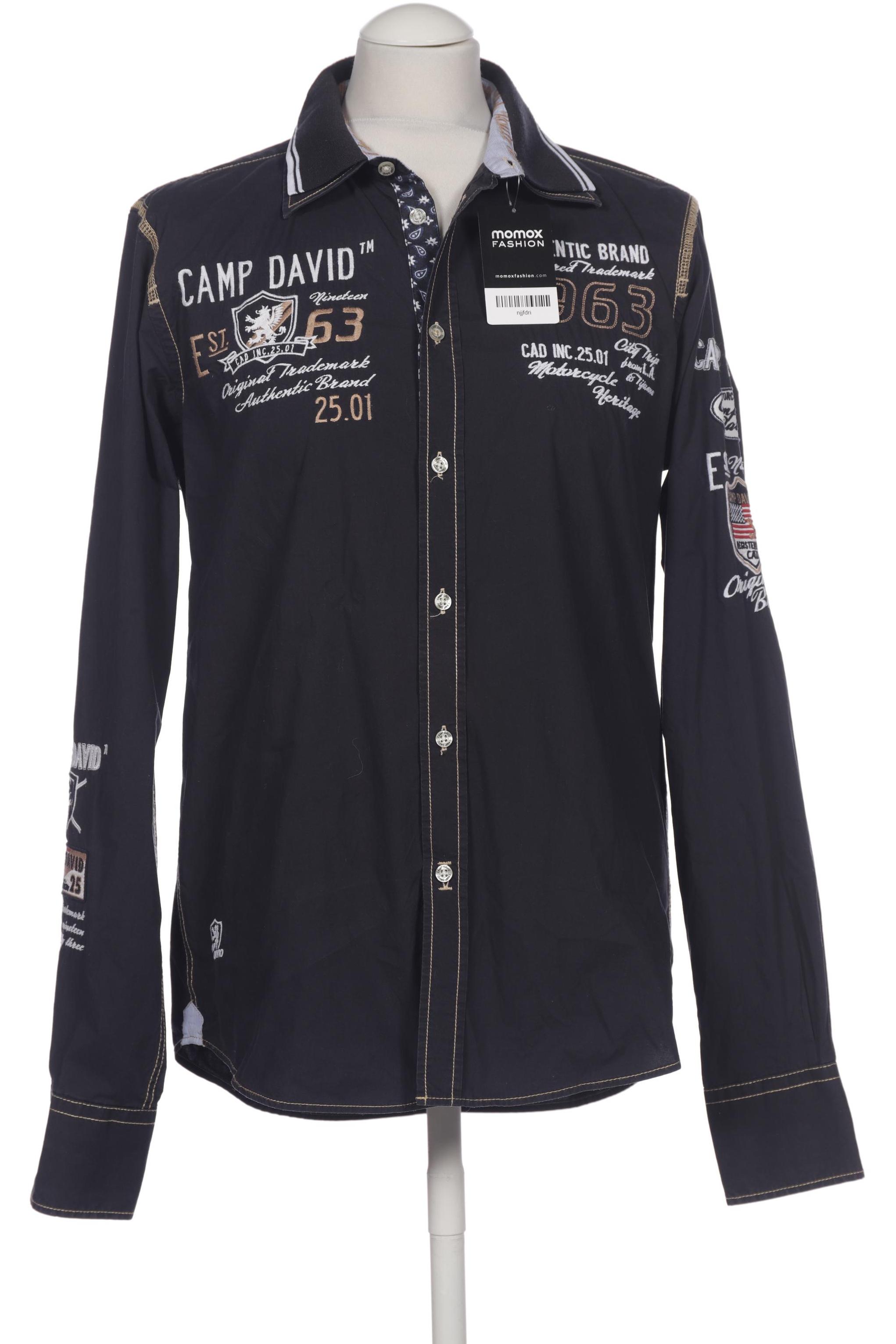 

Camp David Herren Hemd, schwarz
