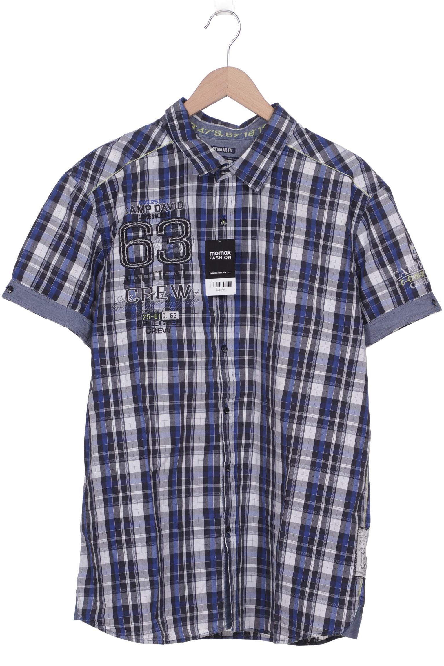 

Camp David Herren Hemd, marineblau