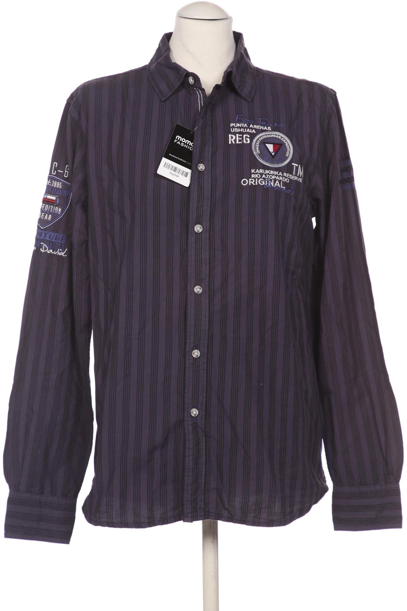 

Camp David Herren Hemd, marineblau, Gr. 48