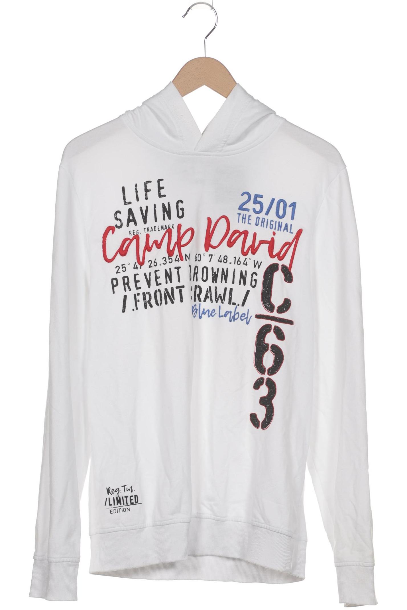 

Camp David Herren Kapuzenpullover, weiß, Gr. 52