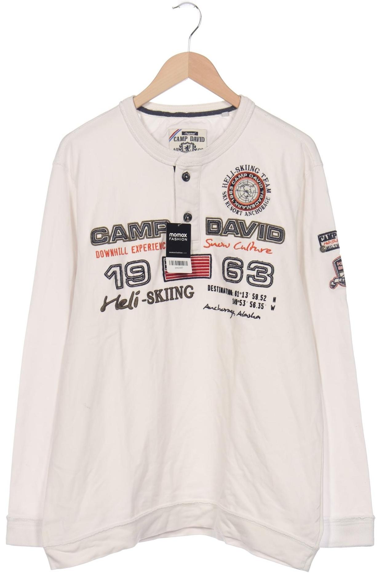 

Camp David Herren Sweatshirt, weiß, Gr. 54
