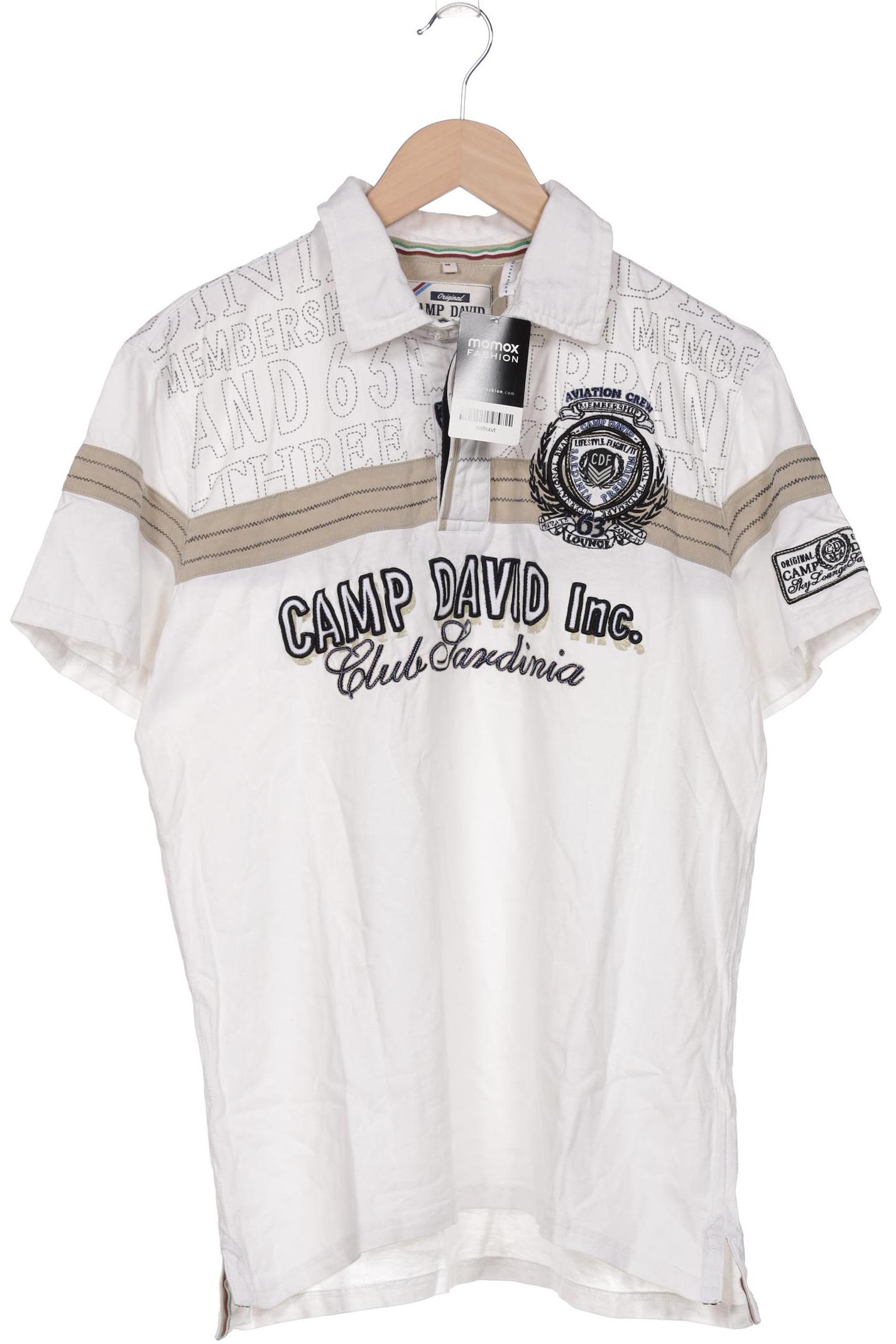 

Camp David Herren Poloshirt, weiß, Gr. 48