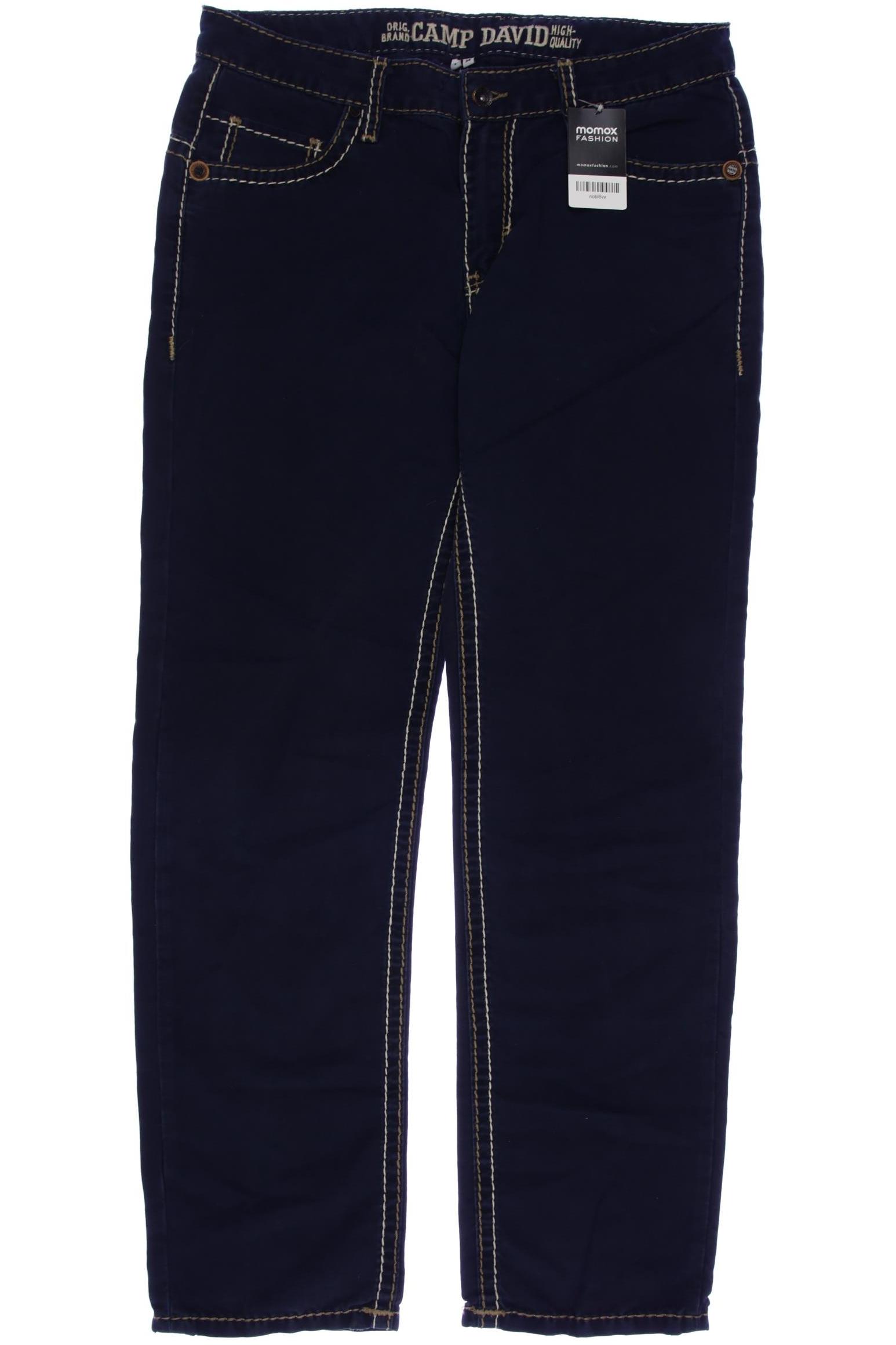 

Camp David Herren Stoffhose, marineblau, Gr. 34