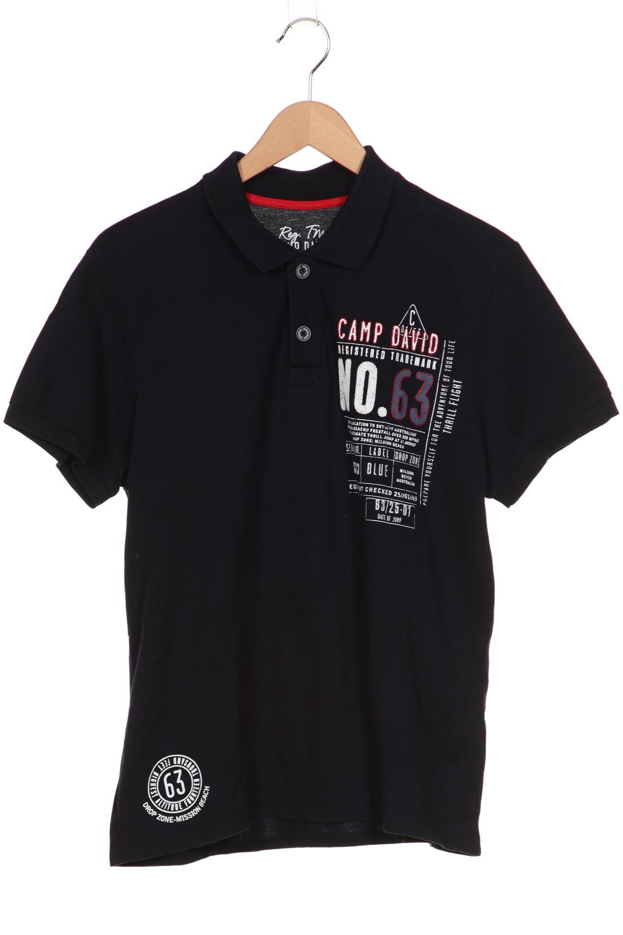 

Camp David Herren Poloshirt, marineblau