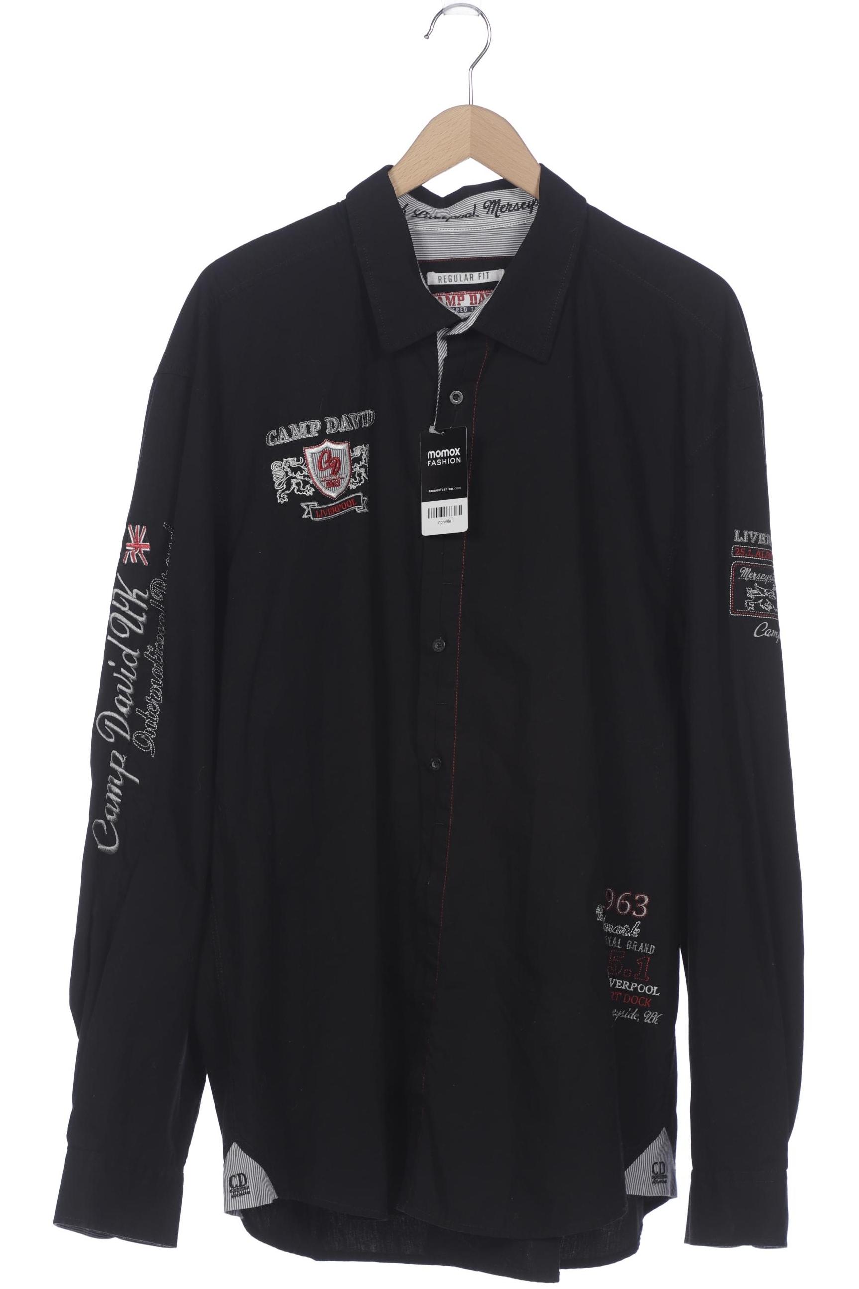 

Camp David Herren Hemd, schwarz, Gr. 58