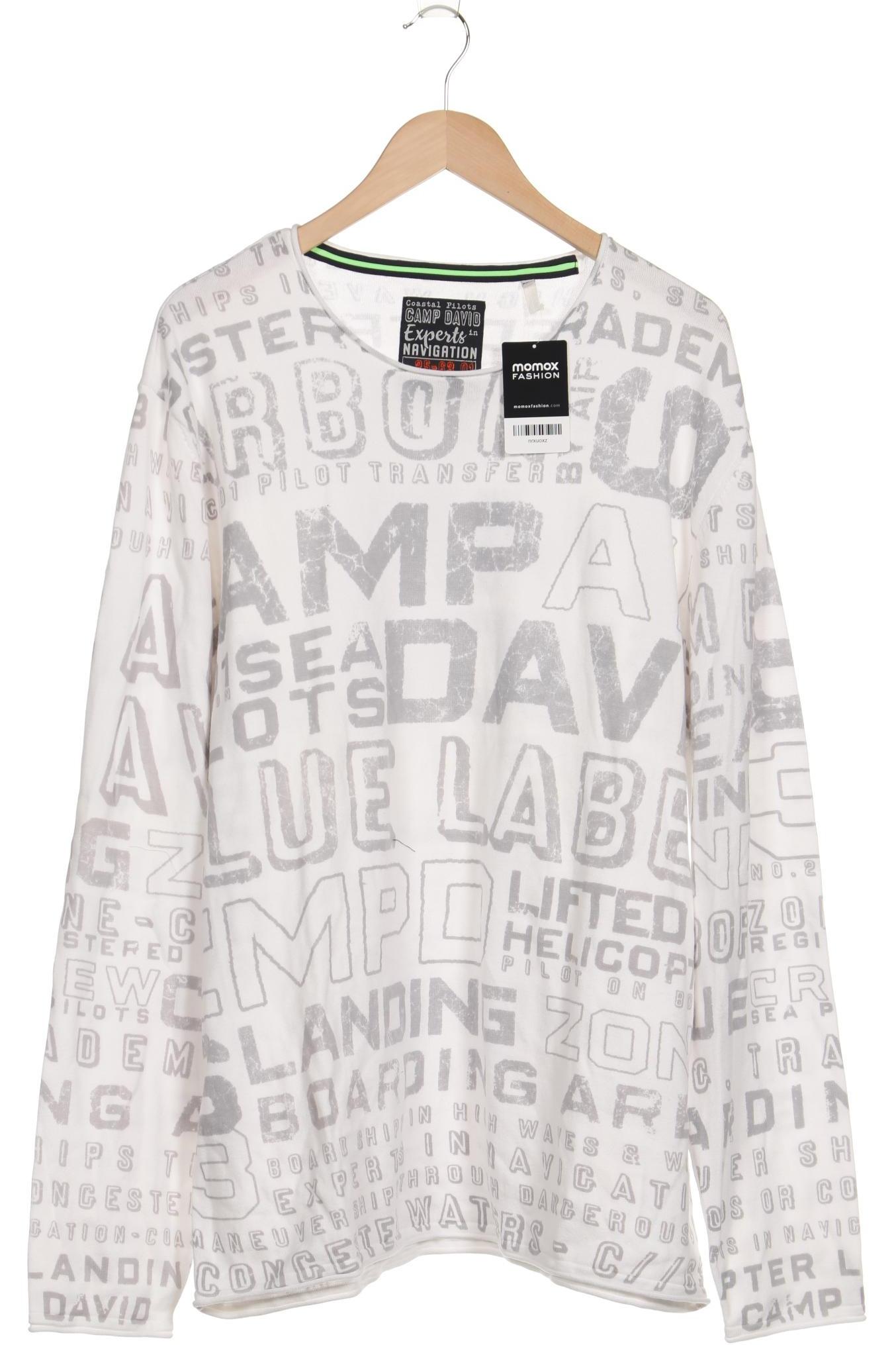 

Camp David Herren Pullover, weiß, Gr. 58