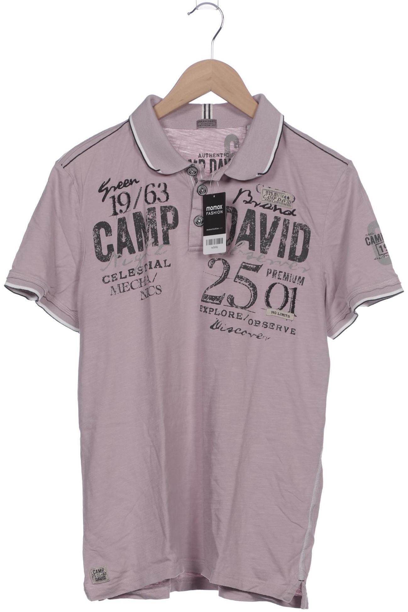 

Camp David Herren Poloshirt, flieder, Gr. 46