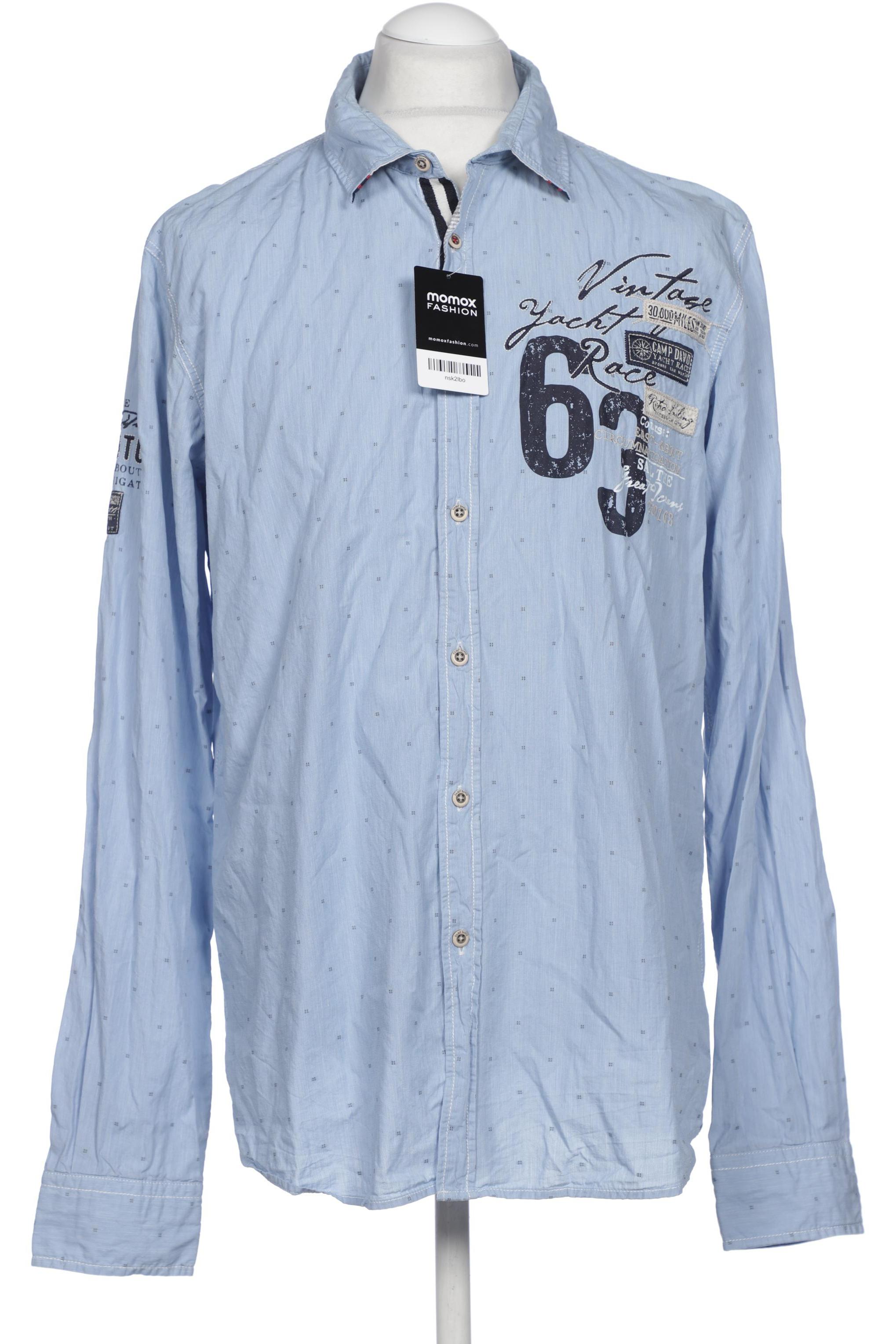 

Camp David Herren Hemd, blau