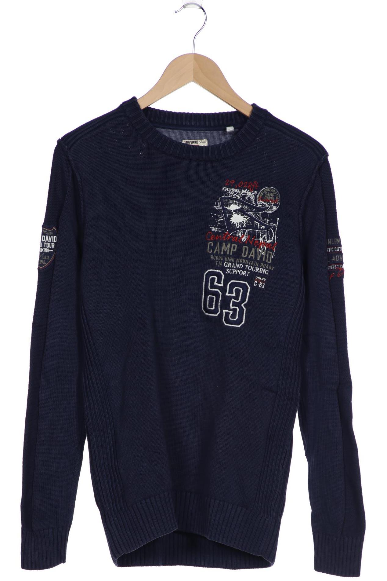 

Camp David Herren Pullover, marineblau