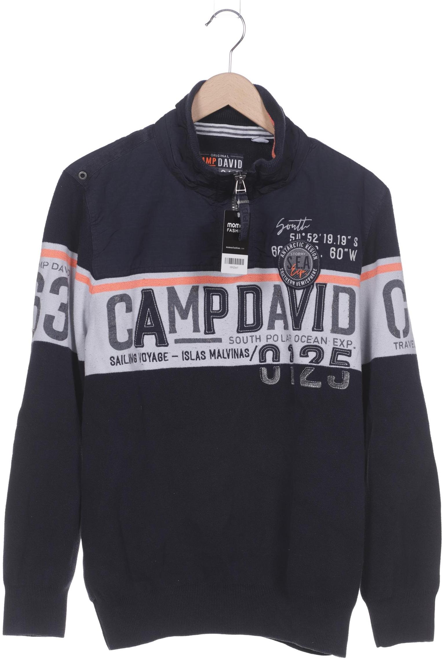 

Camp David Herren Sweatshirt, marineblau, Gr. 54