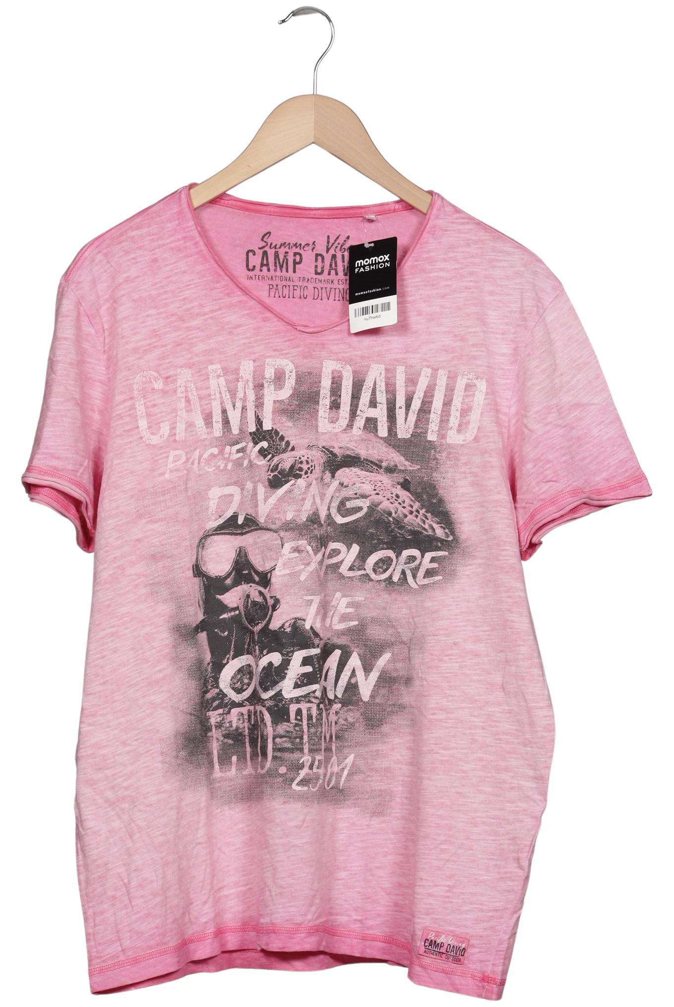 

Camp David Herren T-Shirt, pink, Gr. 52