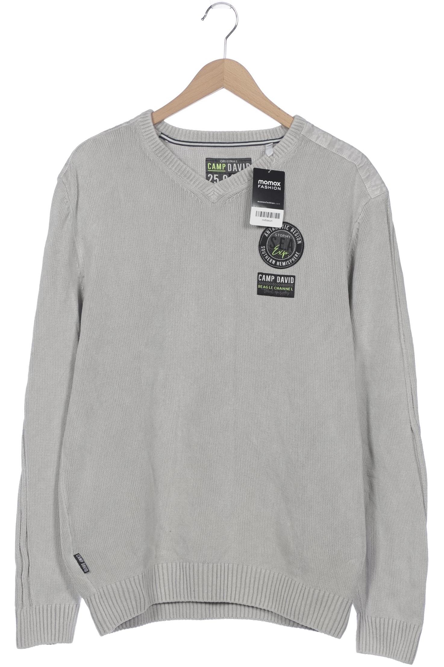 

Camp David Herren Pullover, grau, Gr. 56