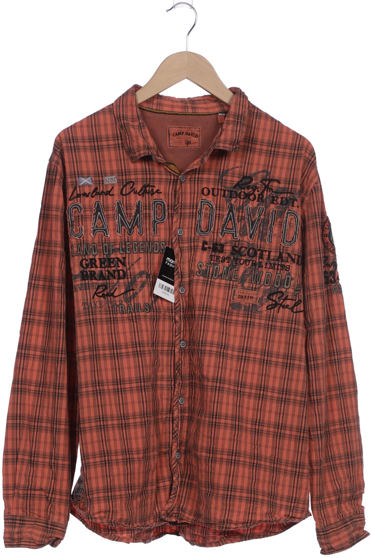 

Camp David Herren Hemd, orange, Gr. 58