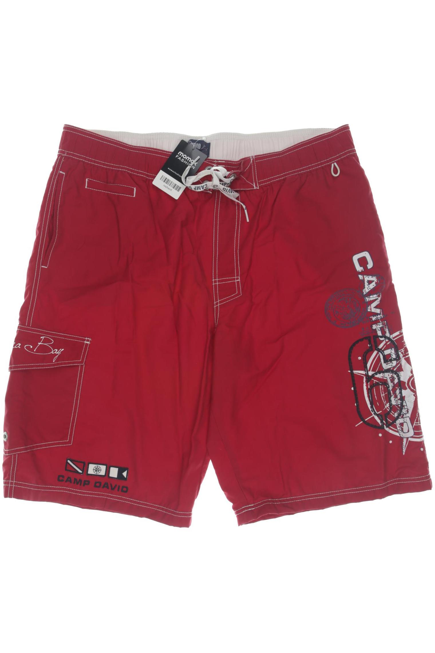 

Camp David Herren Shorts, rot