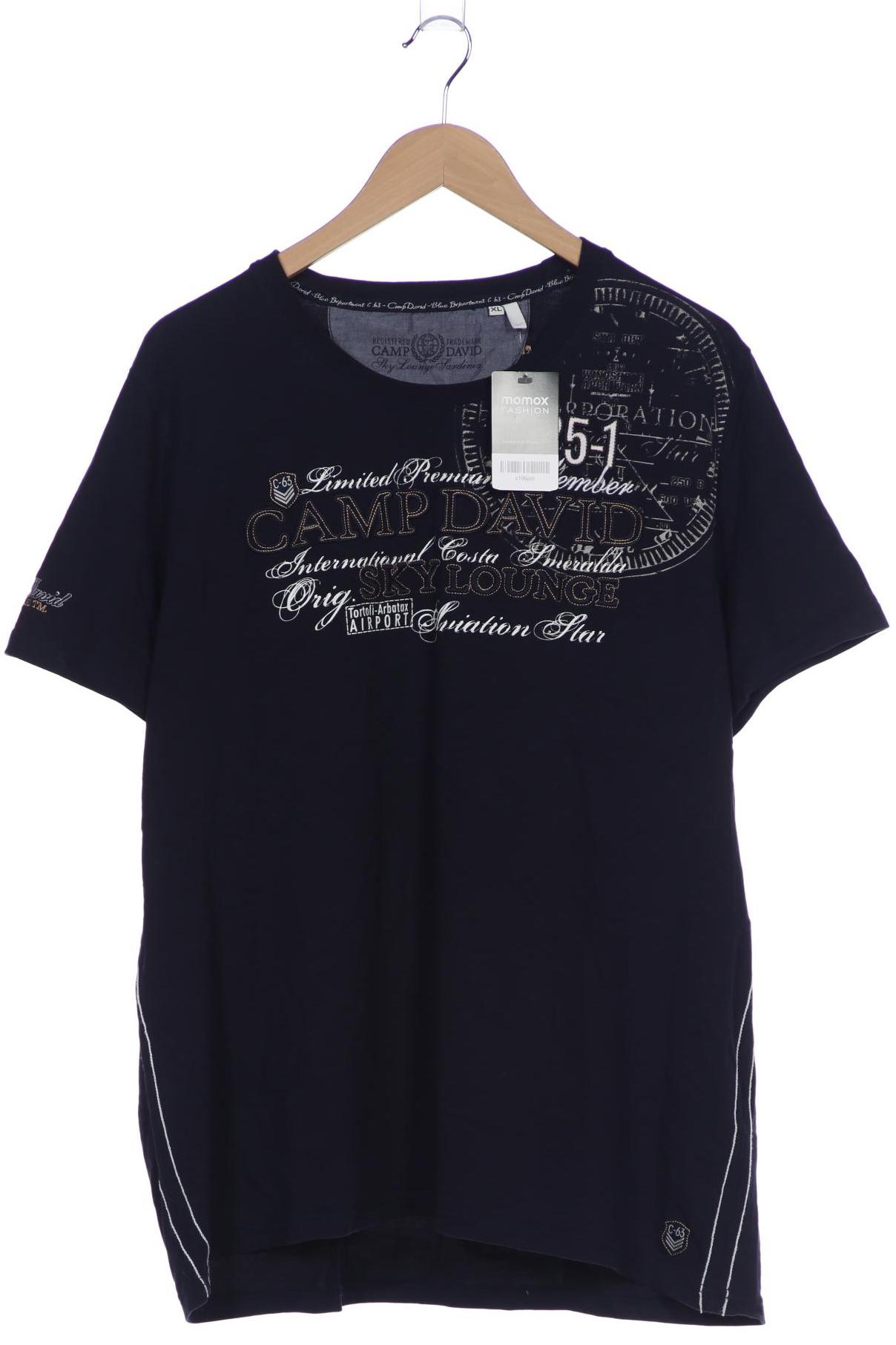 

Camp David Herren T-Shirt, marineblau, Gr. 54