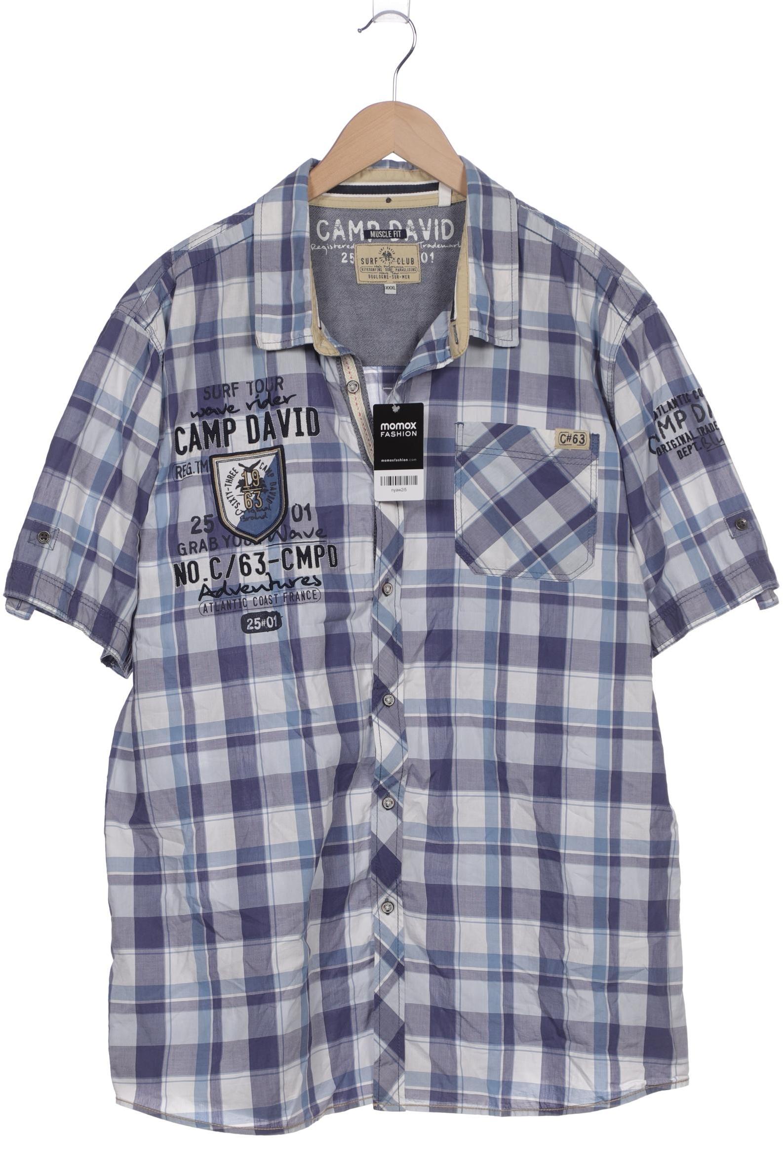 

Camp David Herren Hemd, blau, Gr. 58