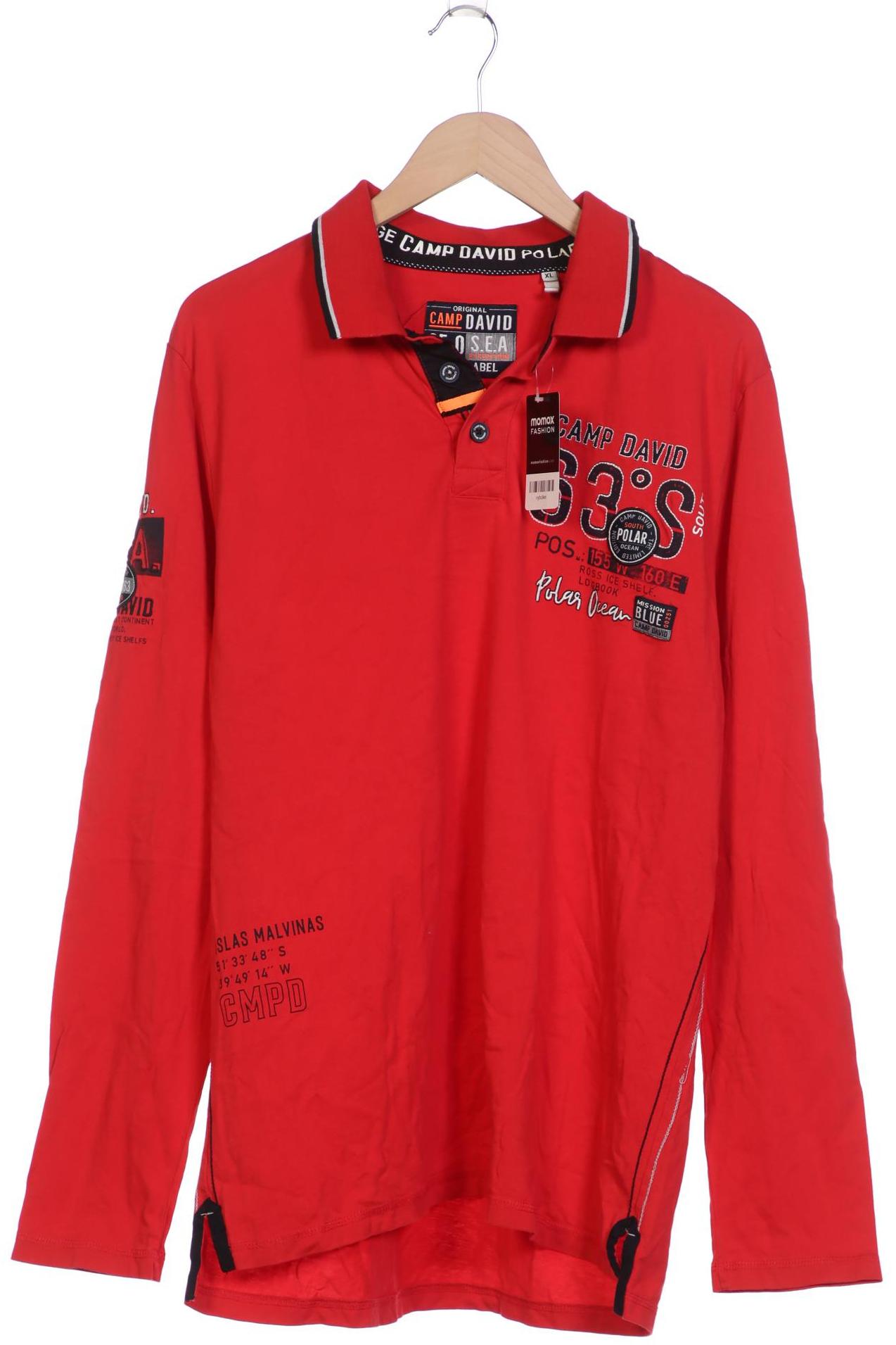 

Camp David Herren Poloshirt, rot, Gr. 54