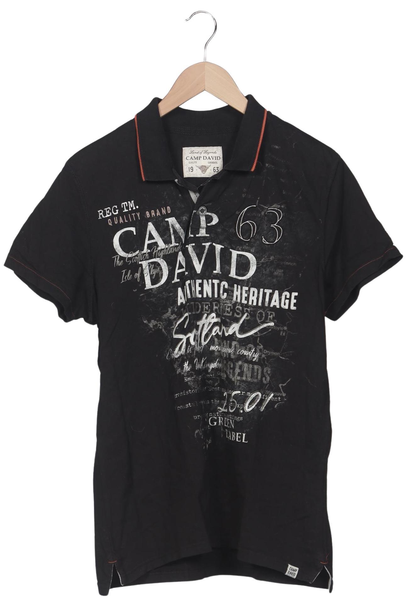 

Camp David Herren Poloshirt, schwarz, Gr. 48