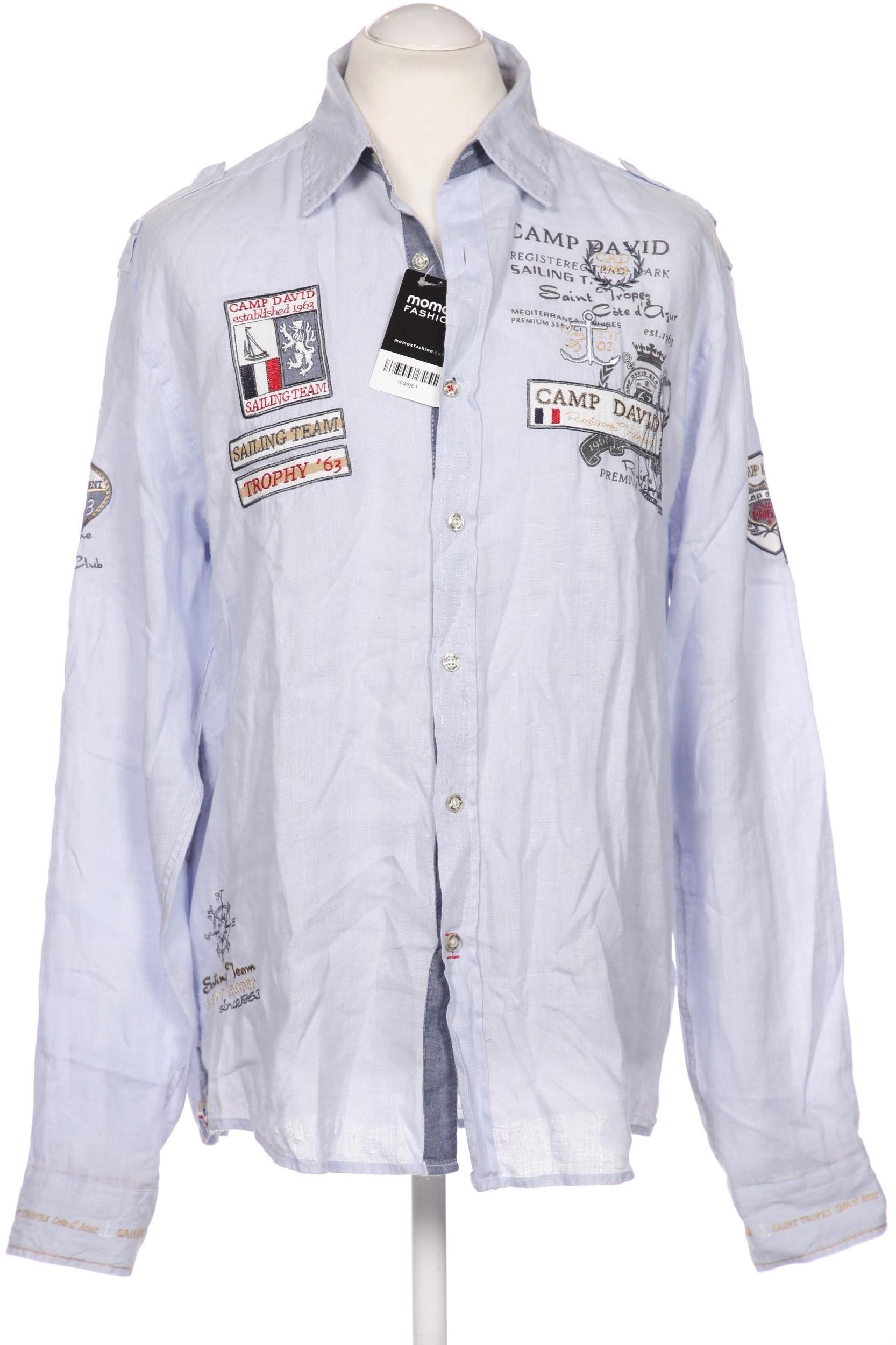 

Camp David Herren Hemd, hellblau, Gr. 52