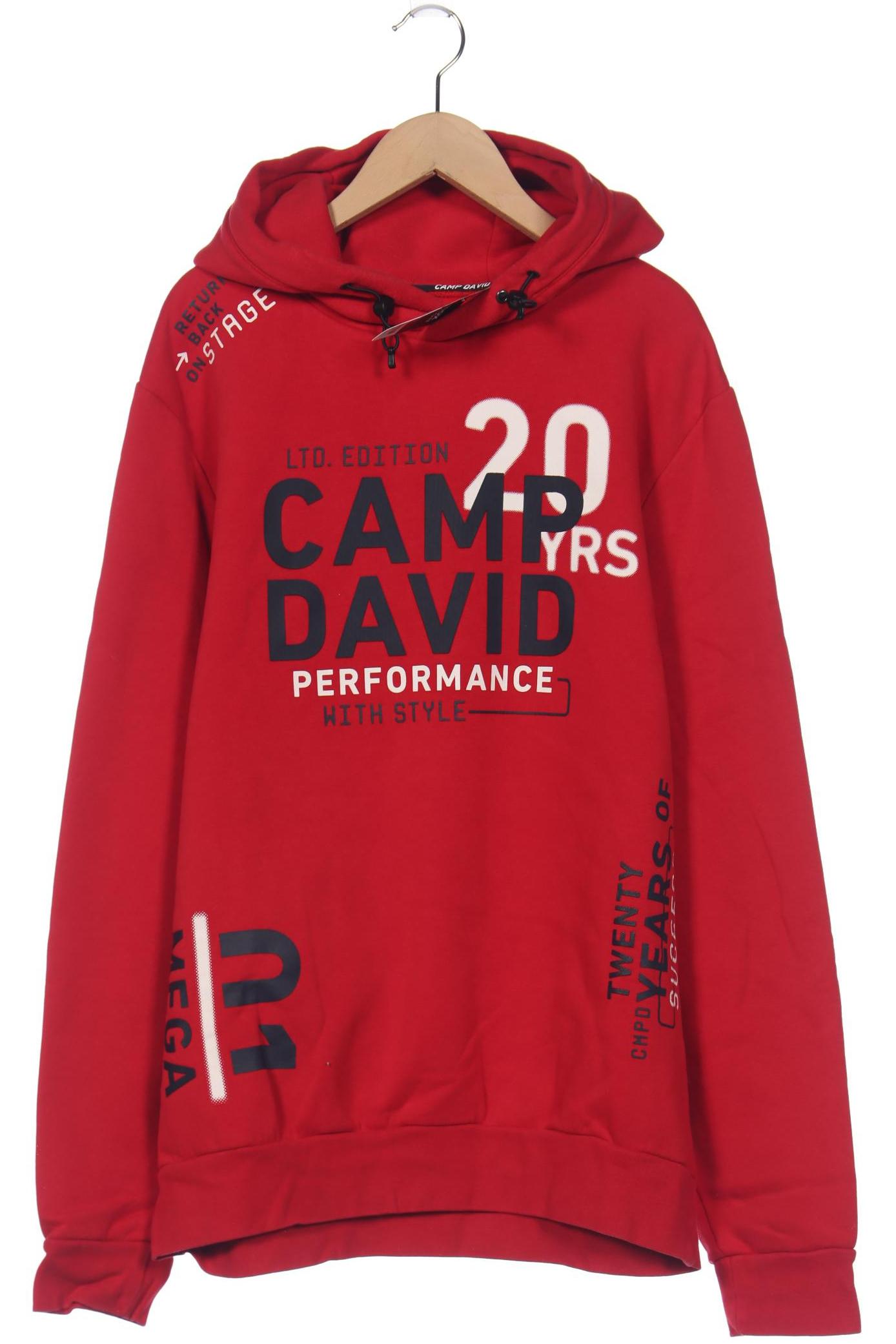 

Camp David Herren Kapuzenpullover, rot