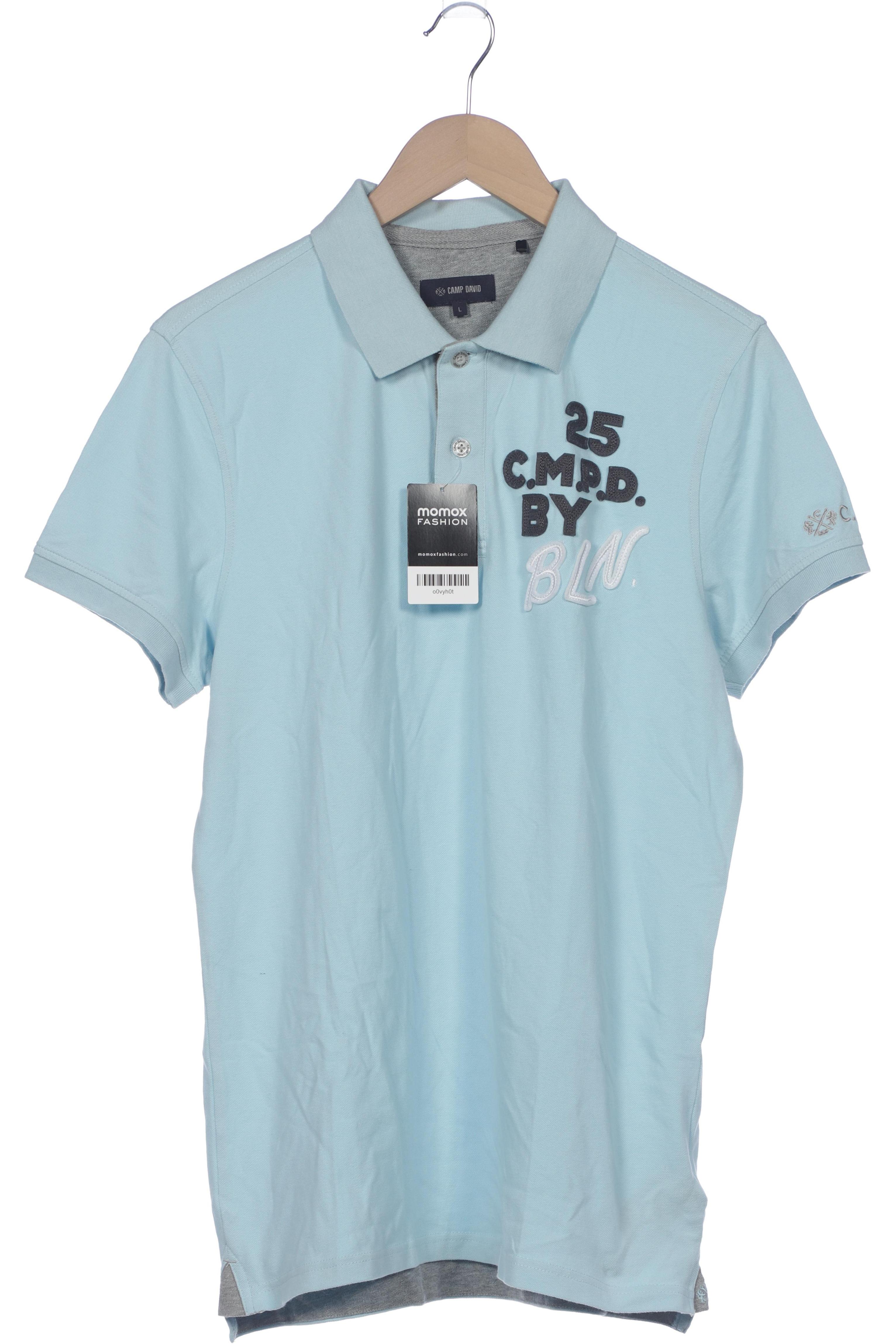 

Camp David Herren Poloshirt, hellblau, Gr. 52
