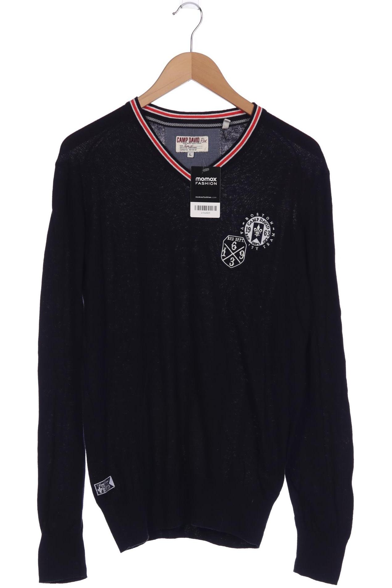 

Camp David Herren Pullover, marineblau