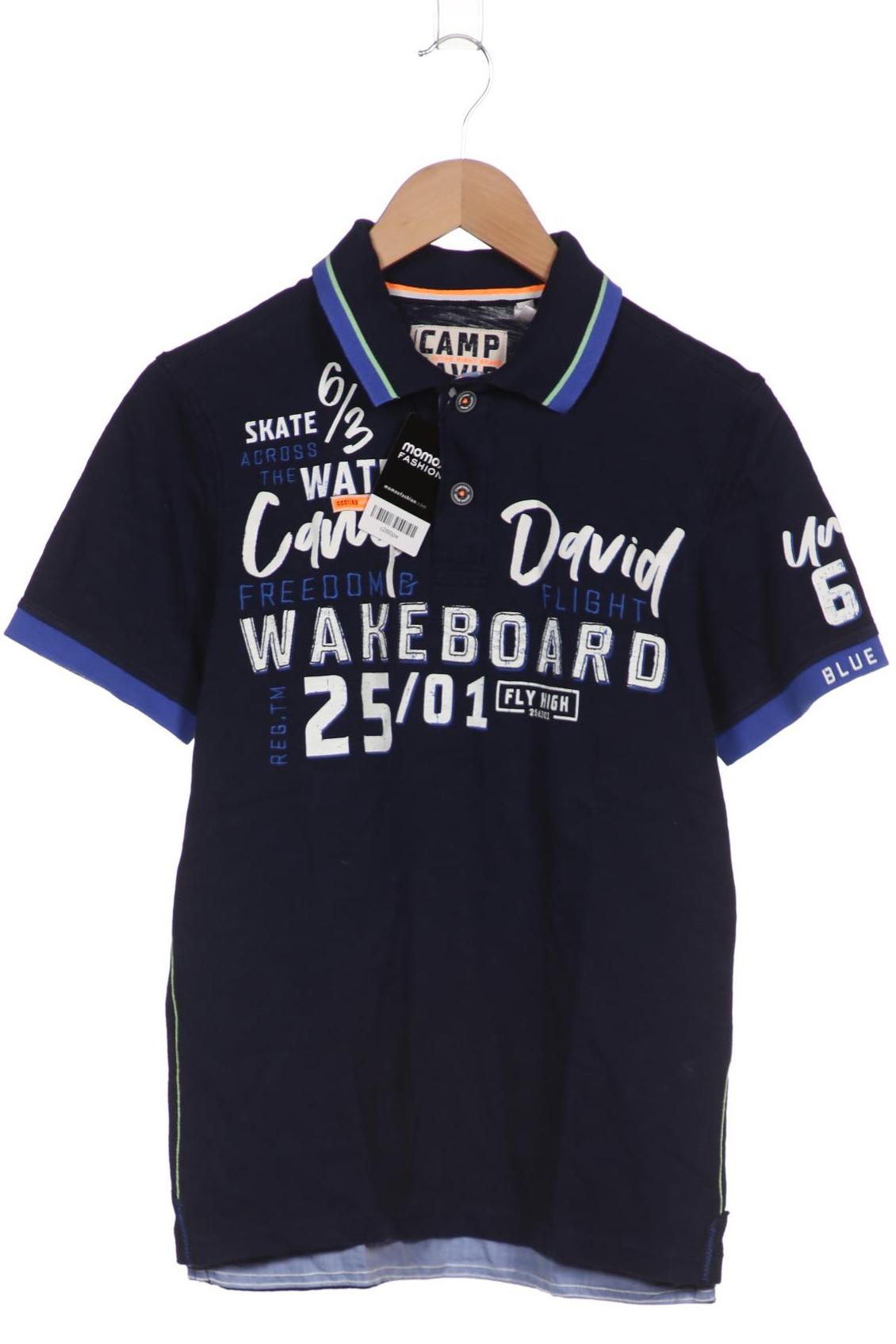 

Camp David Herren Poloshirt, marineblau