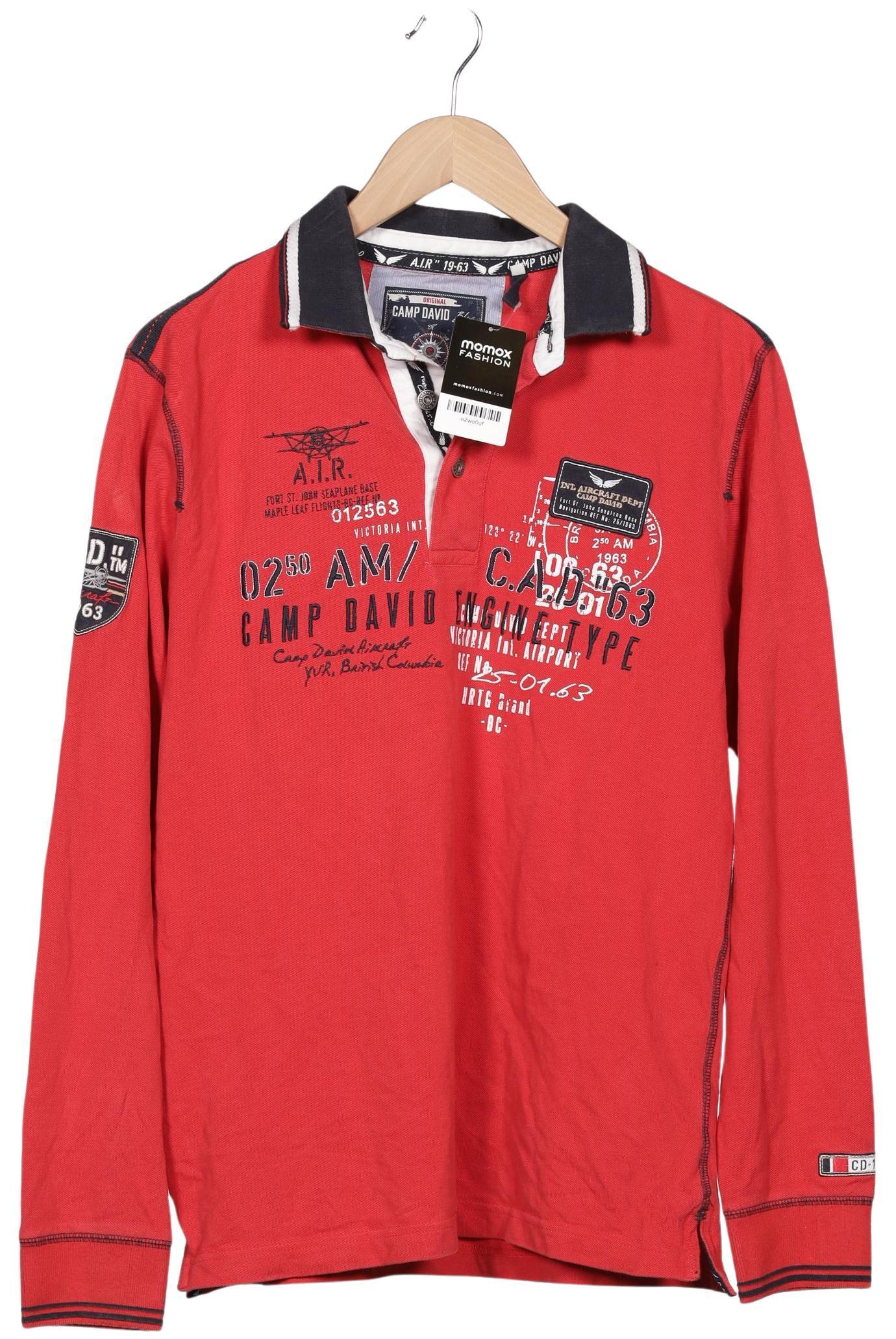 

Camp David Herren Poloshirt, rot, Gr. 48