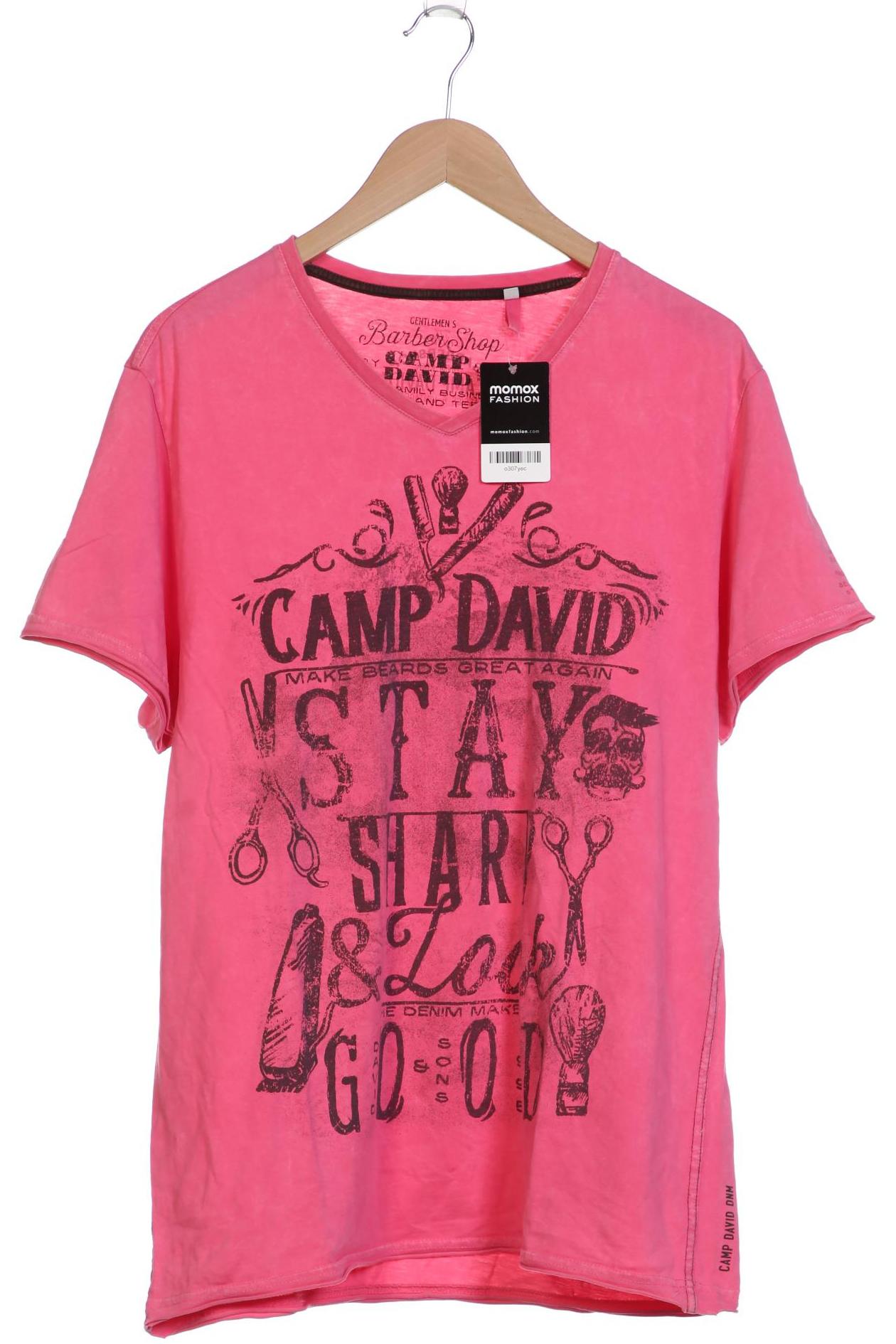 

Camp David Herren T-Shirt, pink, Gr. 54