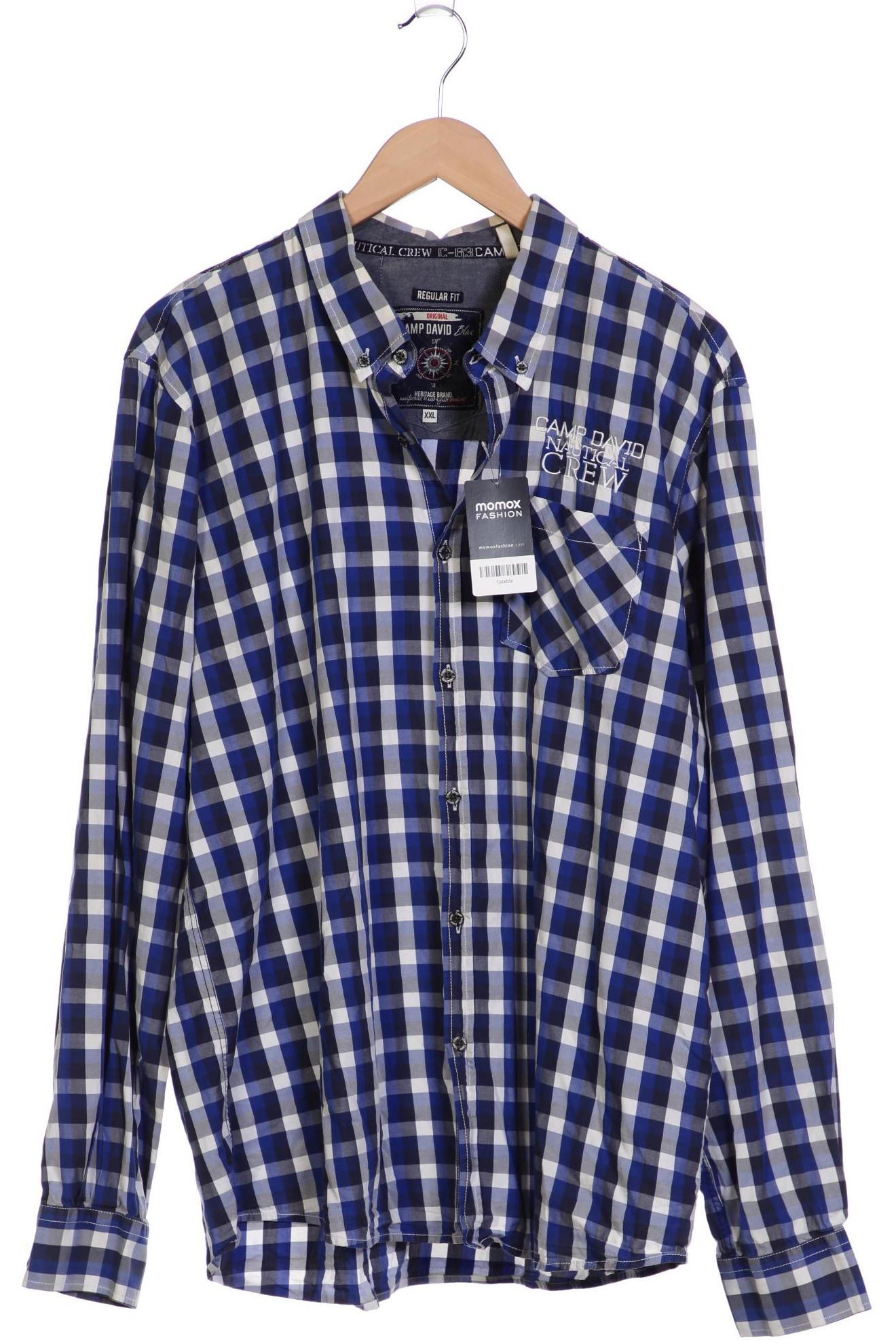 

Camp David Herren Hemd, blau, Gr. 56