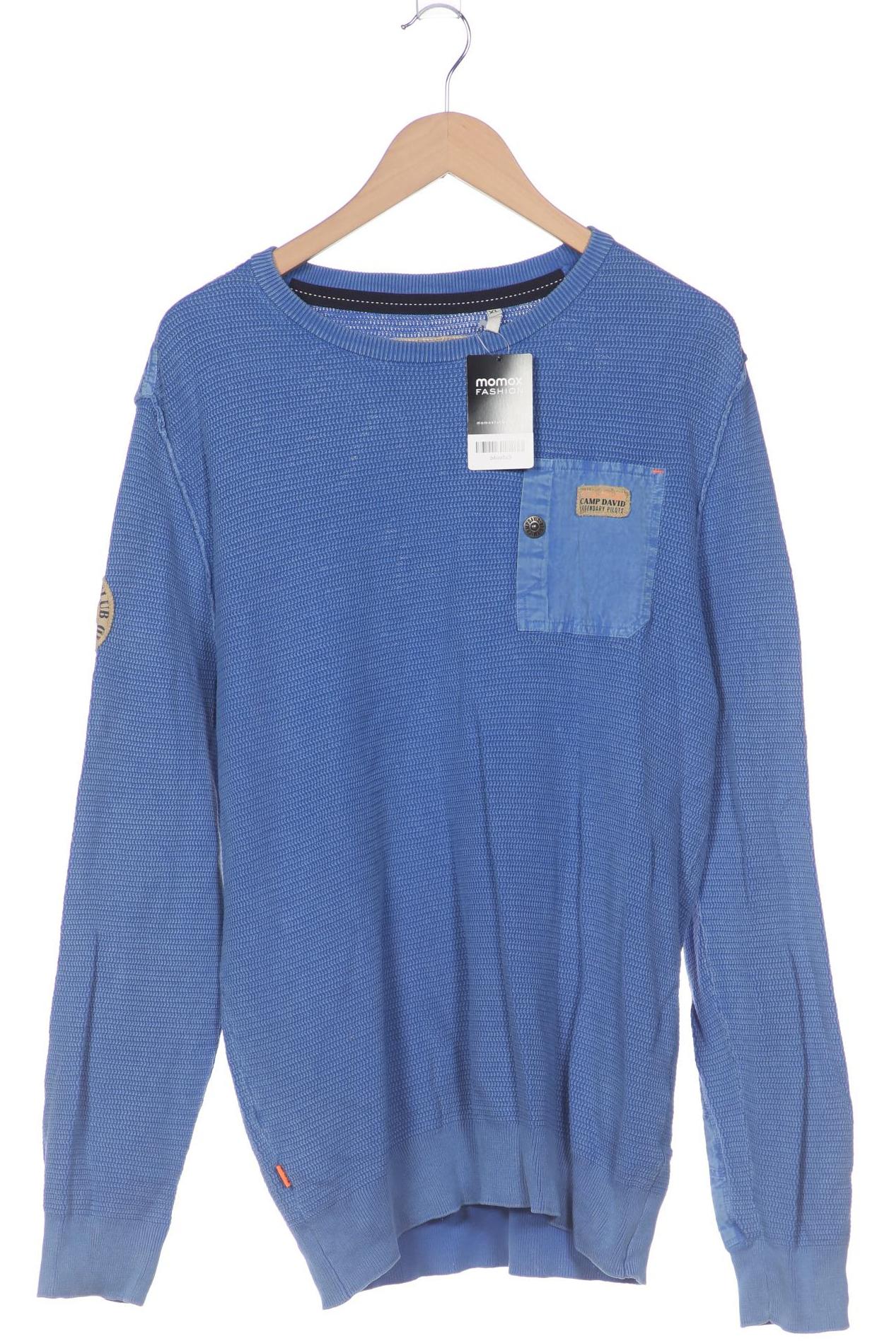 

Camp David Herren Pullover, blau, Gr. 54