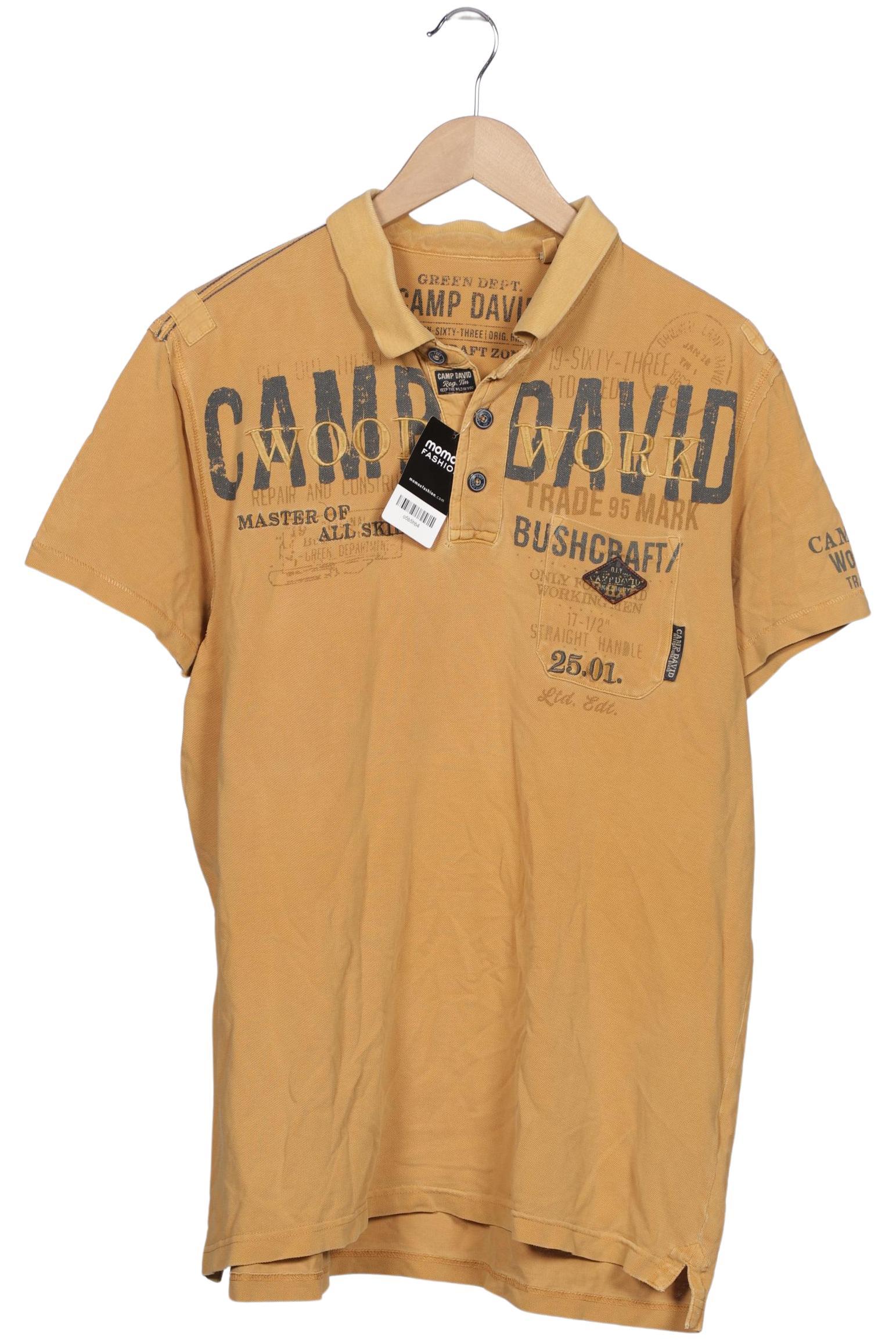 

Camp David Herren Poloshirt, gelb, Gr. 54