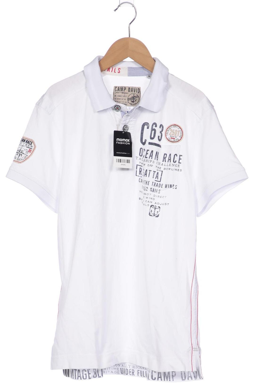 

Camp David Herren Poloshirt, weiß, Gr. 46