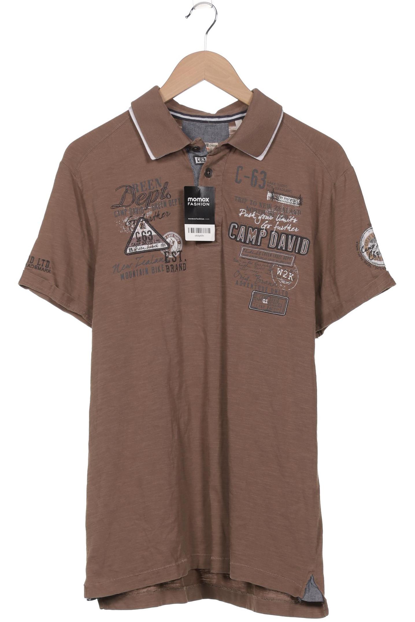 

Camp David Herren Poloshirt, braun, Gr. 52