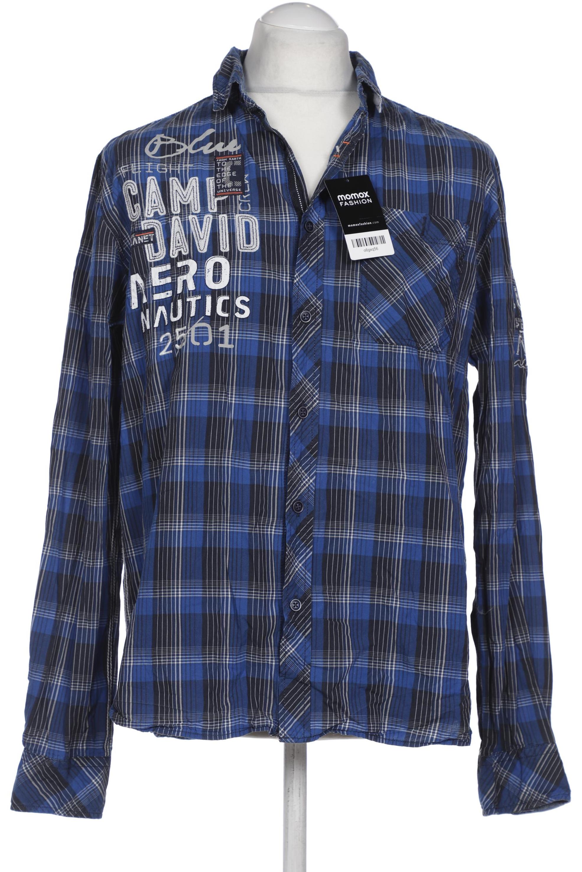 

Camp David Herren Hemd, marineblau