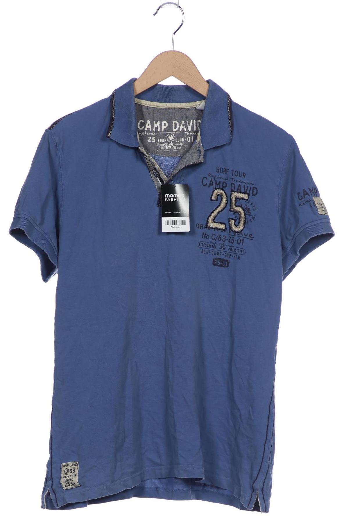 

Camp David Herren Poloshirt, blau, Gr. 52