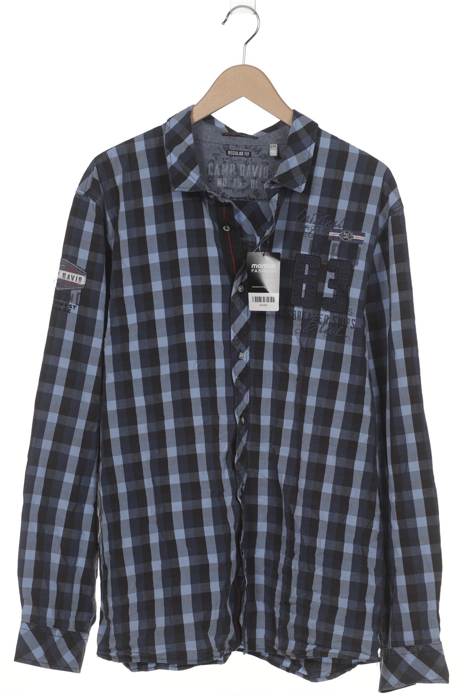 

Camp David Herren Hemd, marineblau, Gr. 56