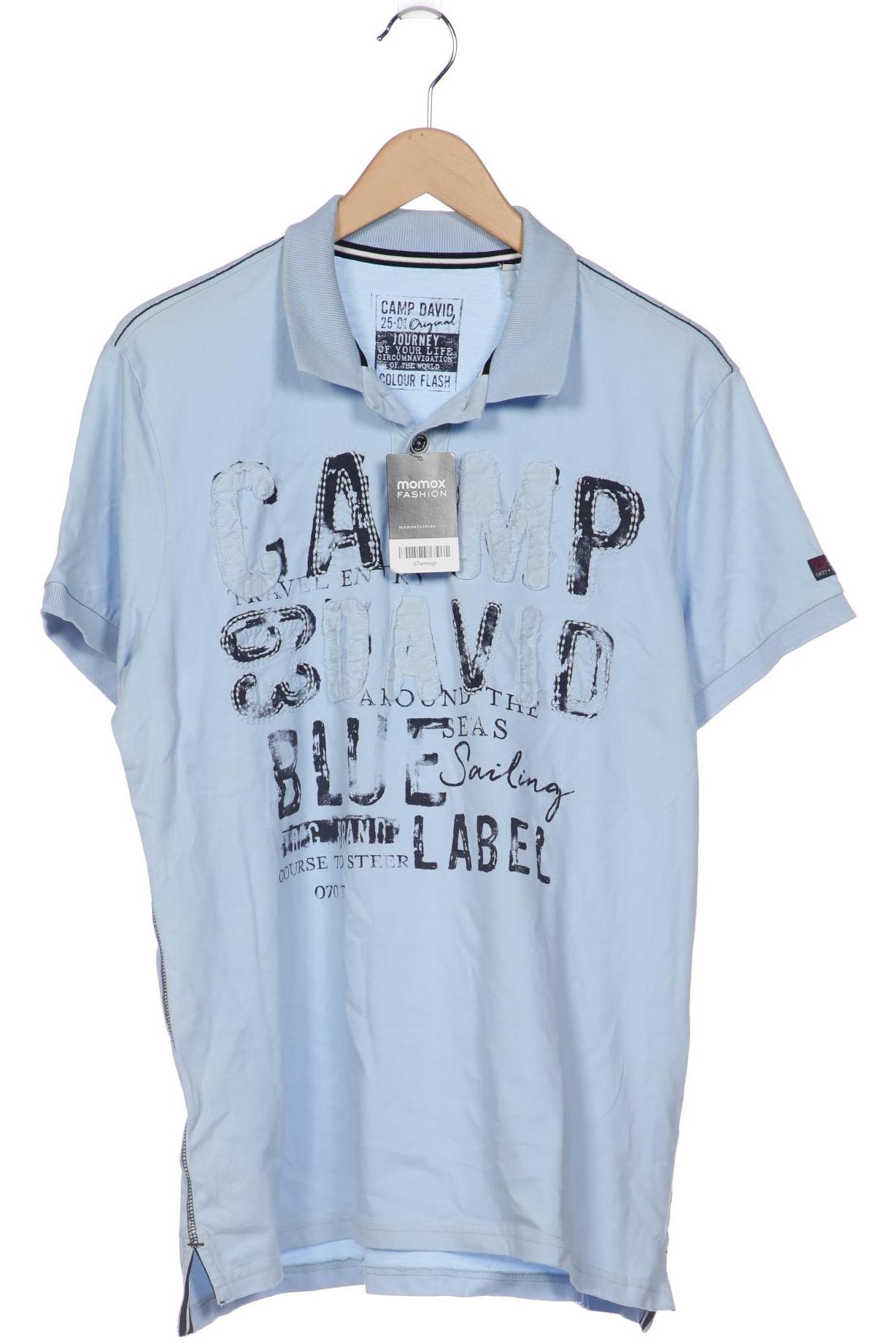 

Camp David Herren Poloshirt, hellblau