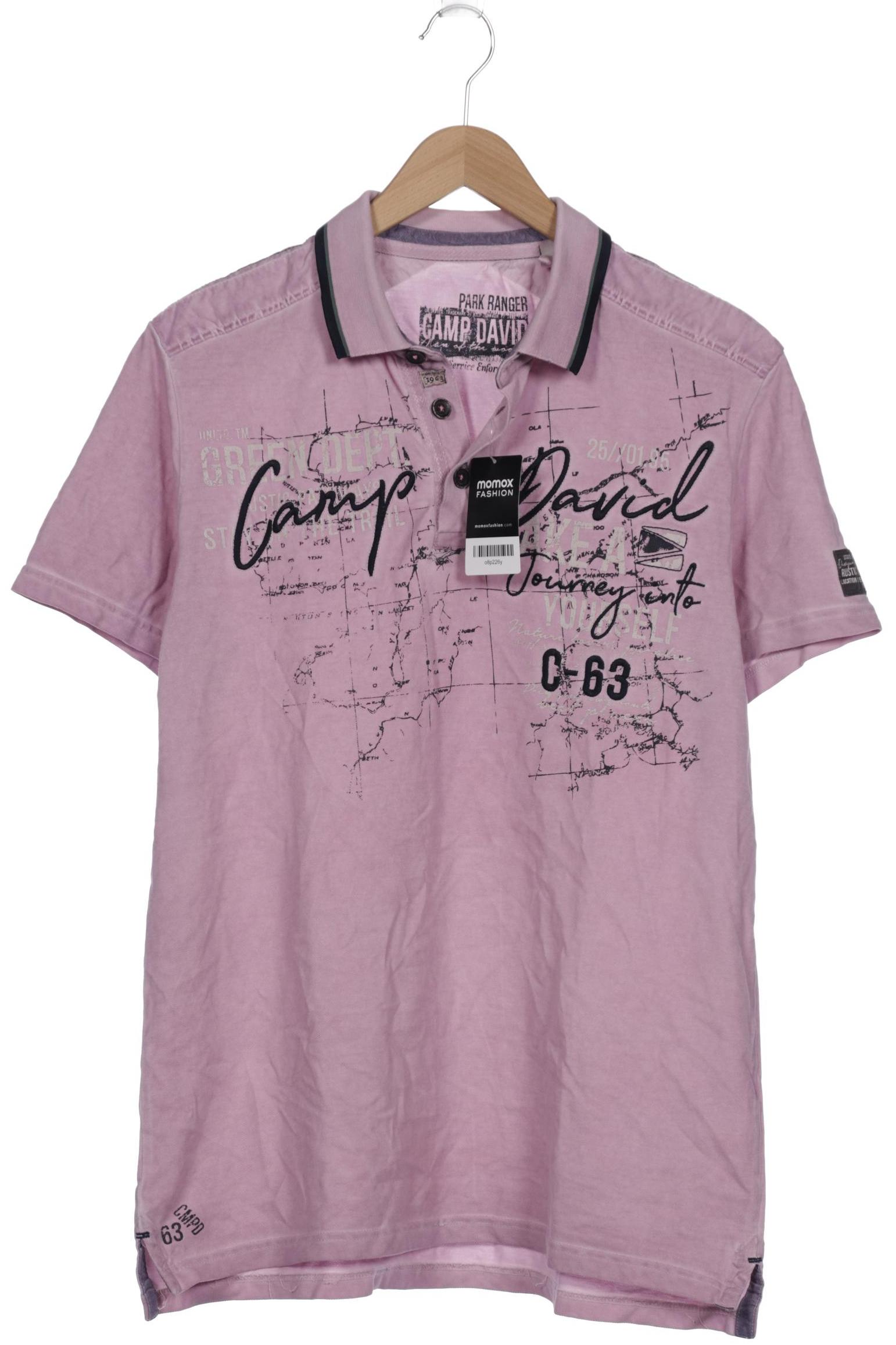 

Camp David Herren Poloshirt, pink