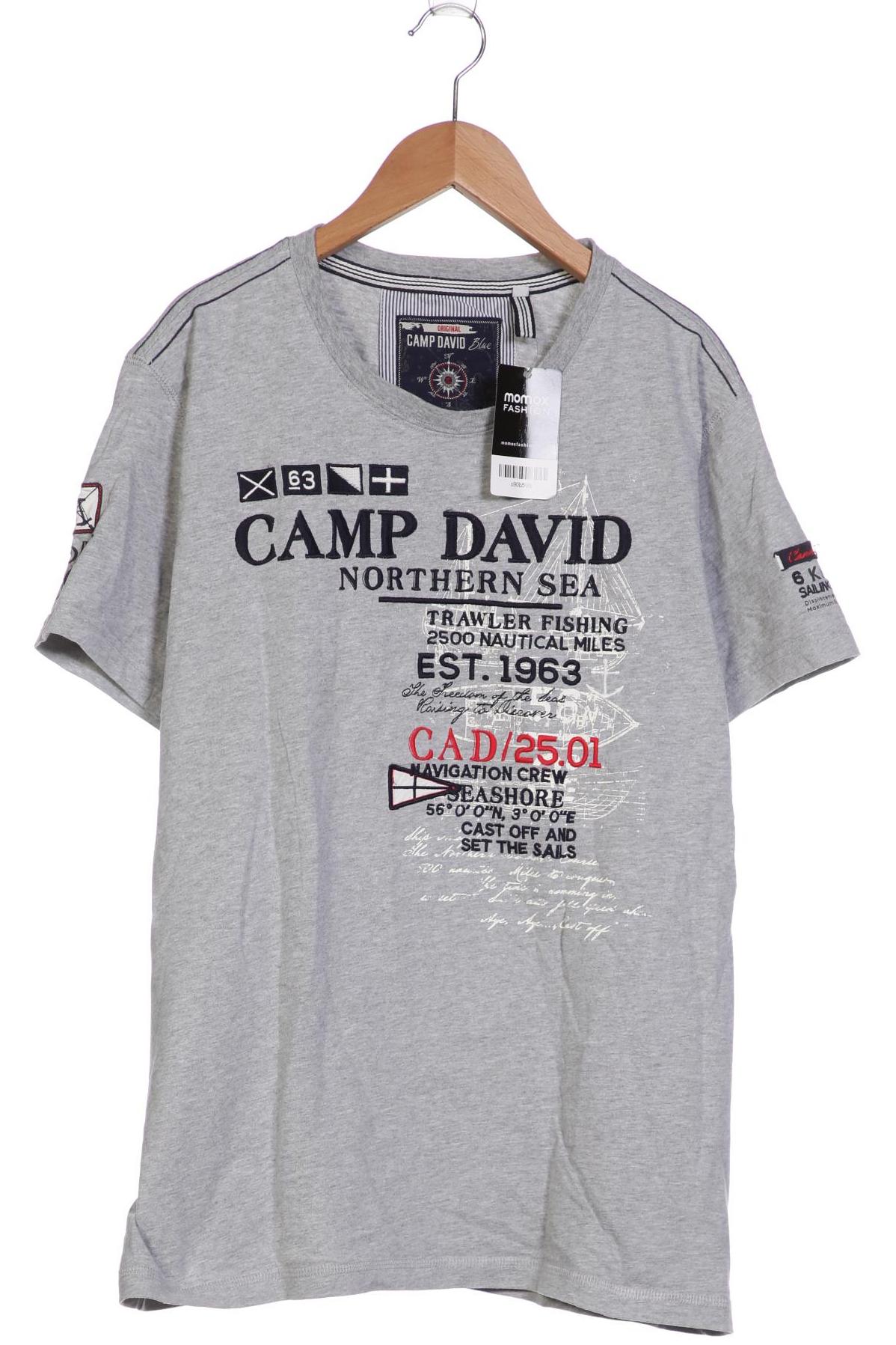 

Camp David Herren T-Shirt, grau