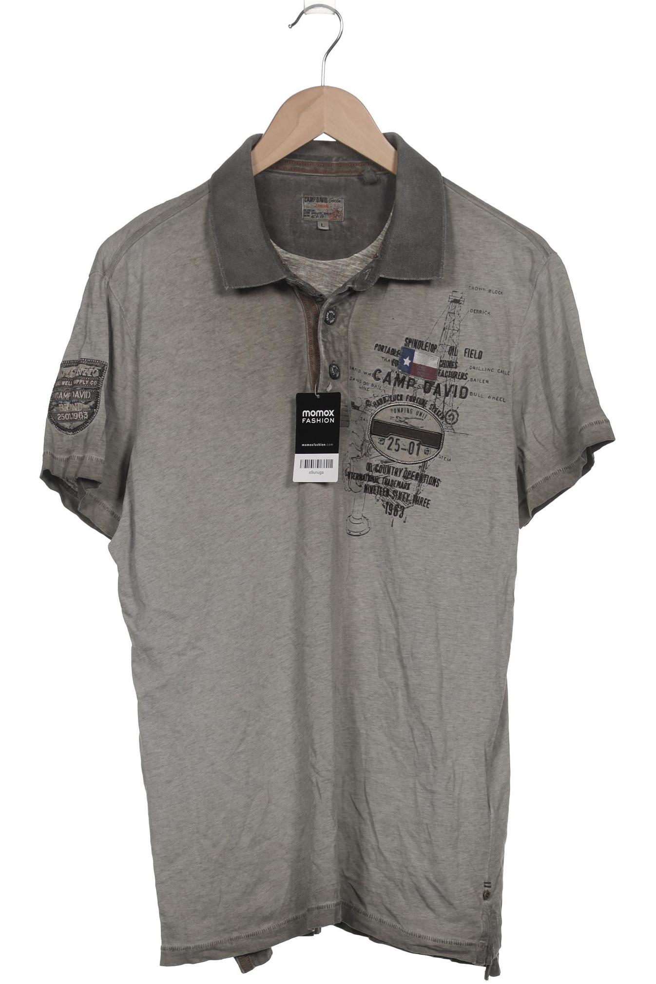 

Camp David Herren Poloshirt, grau, Gr. 52