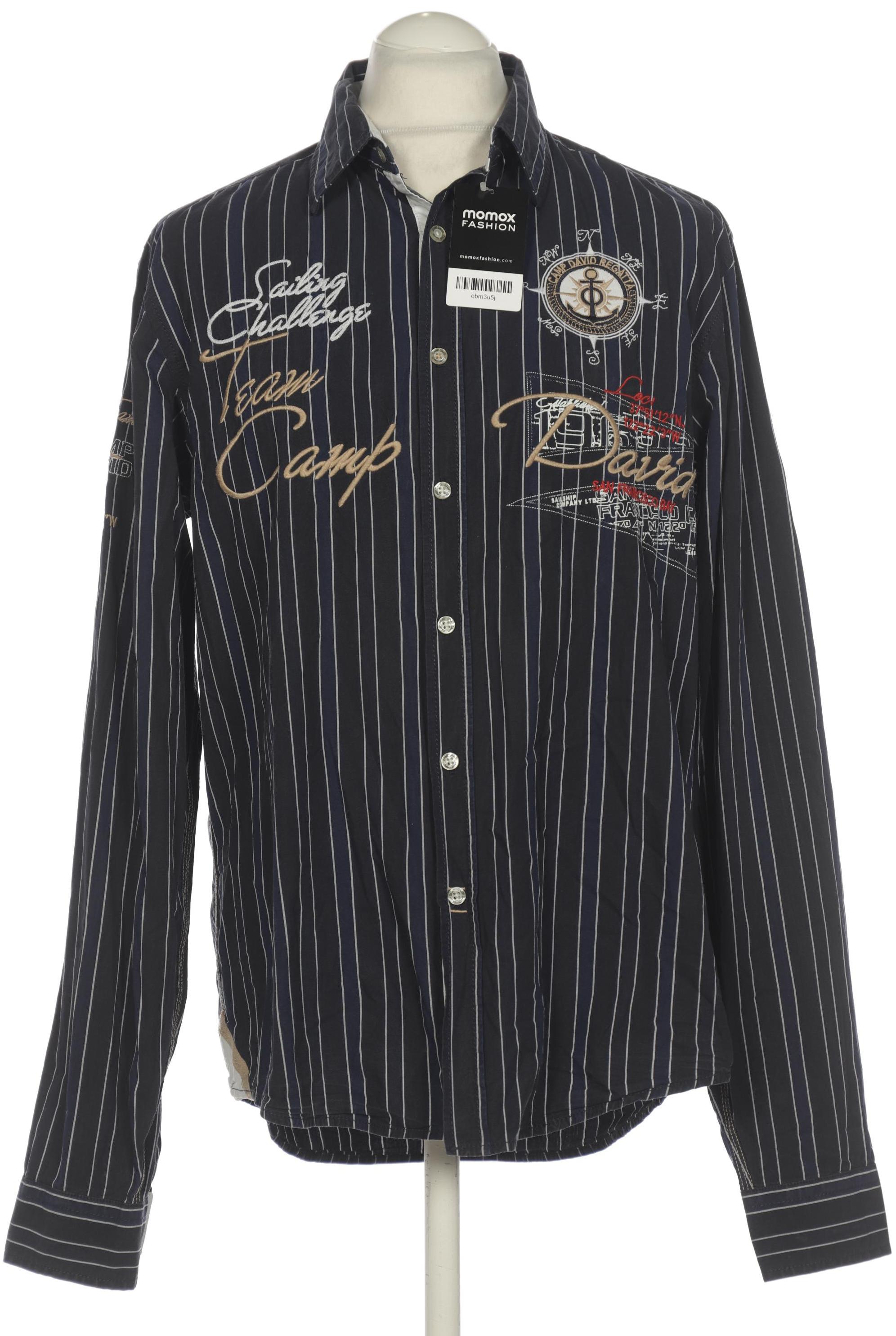 

Camp David Herren Hemd, marineblau
