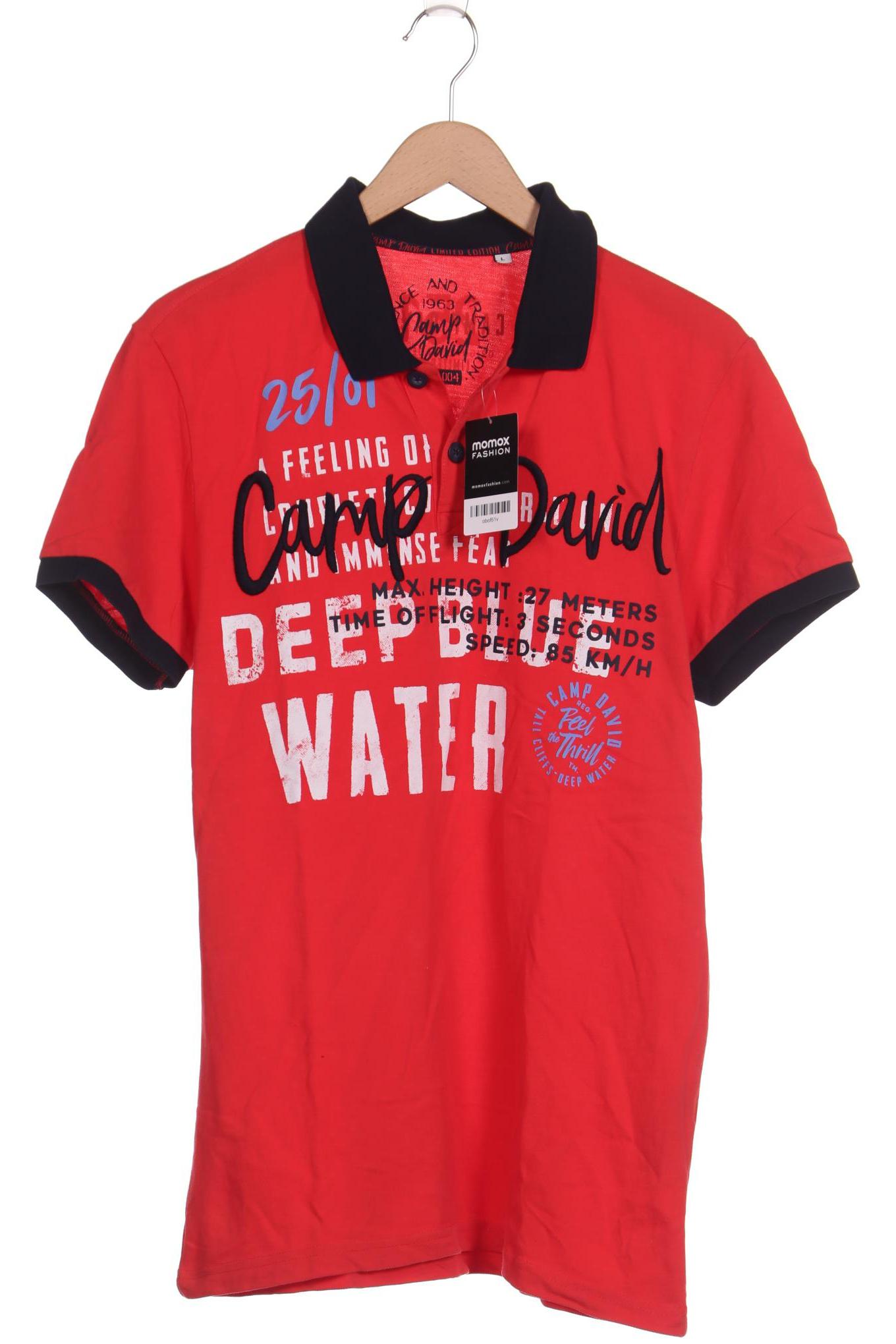 

Camp David Herren Poloshirt, rot, Gr. 52