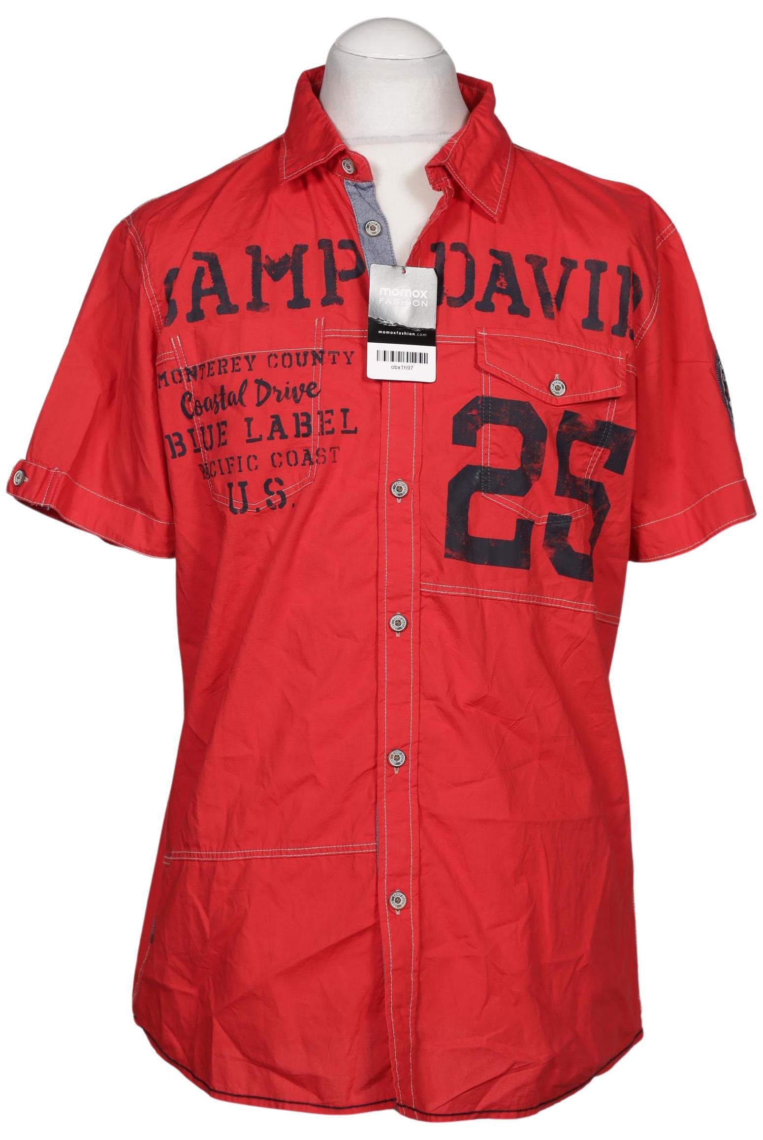 Thumbnail - Camp David Herren Hemd, rot, Gr. 52