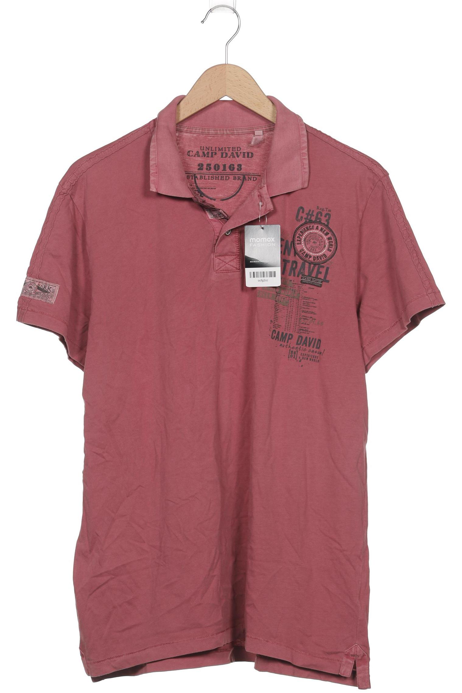 

Camp David Herren Poloshirt, pink, Gr. 54