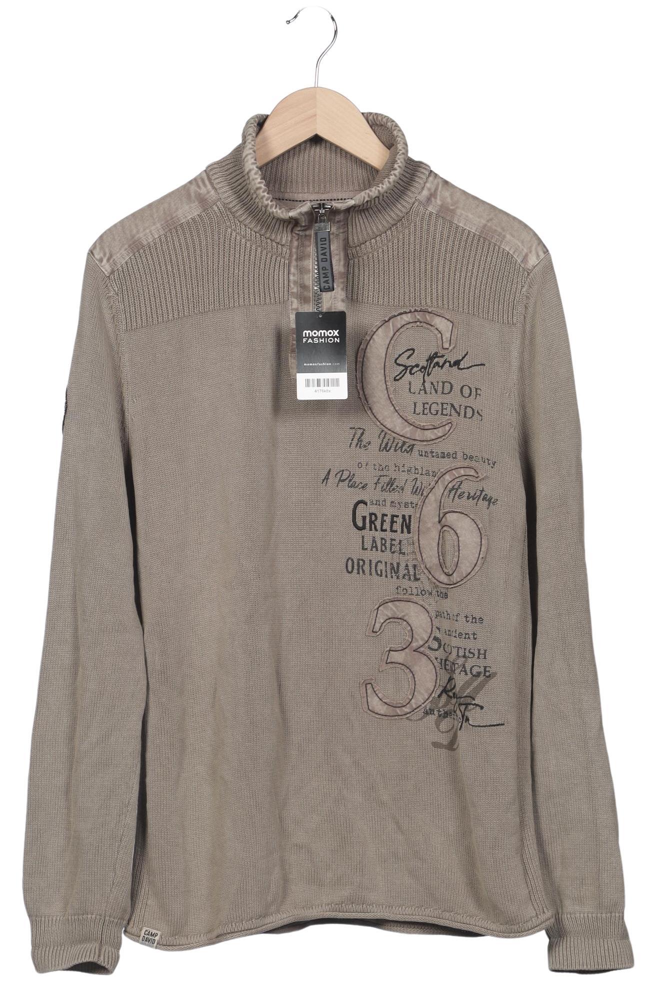 Thumbnail - Camp David Herren Pullover, beige, Gr. 52