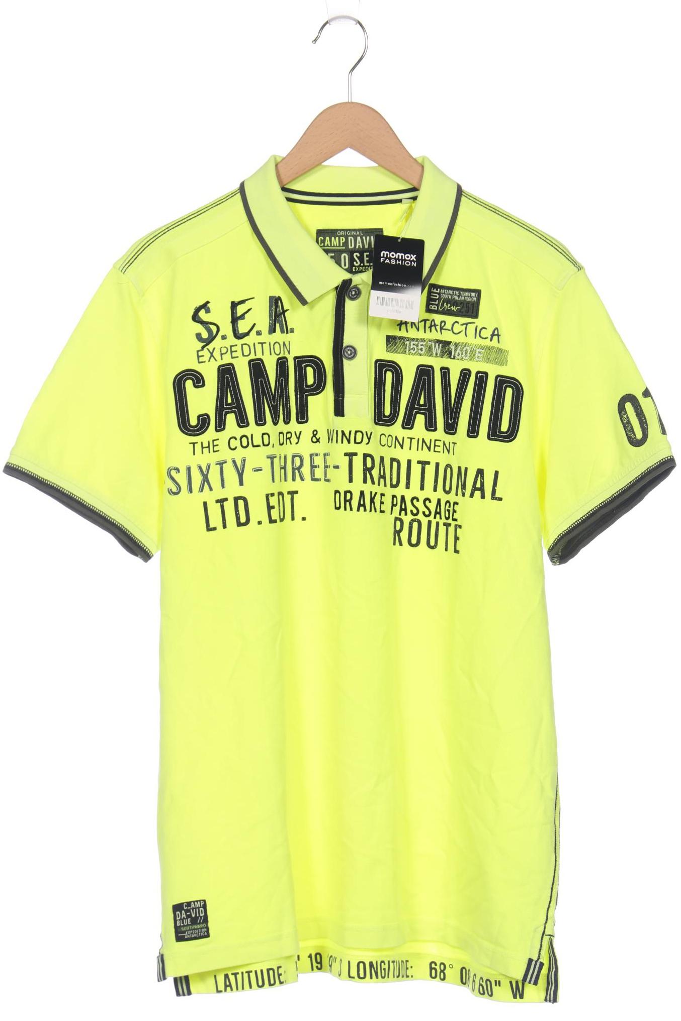 

Camp David Herren Poloshirt, neon, Gr. 56