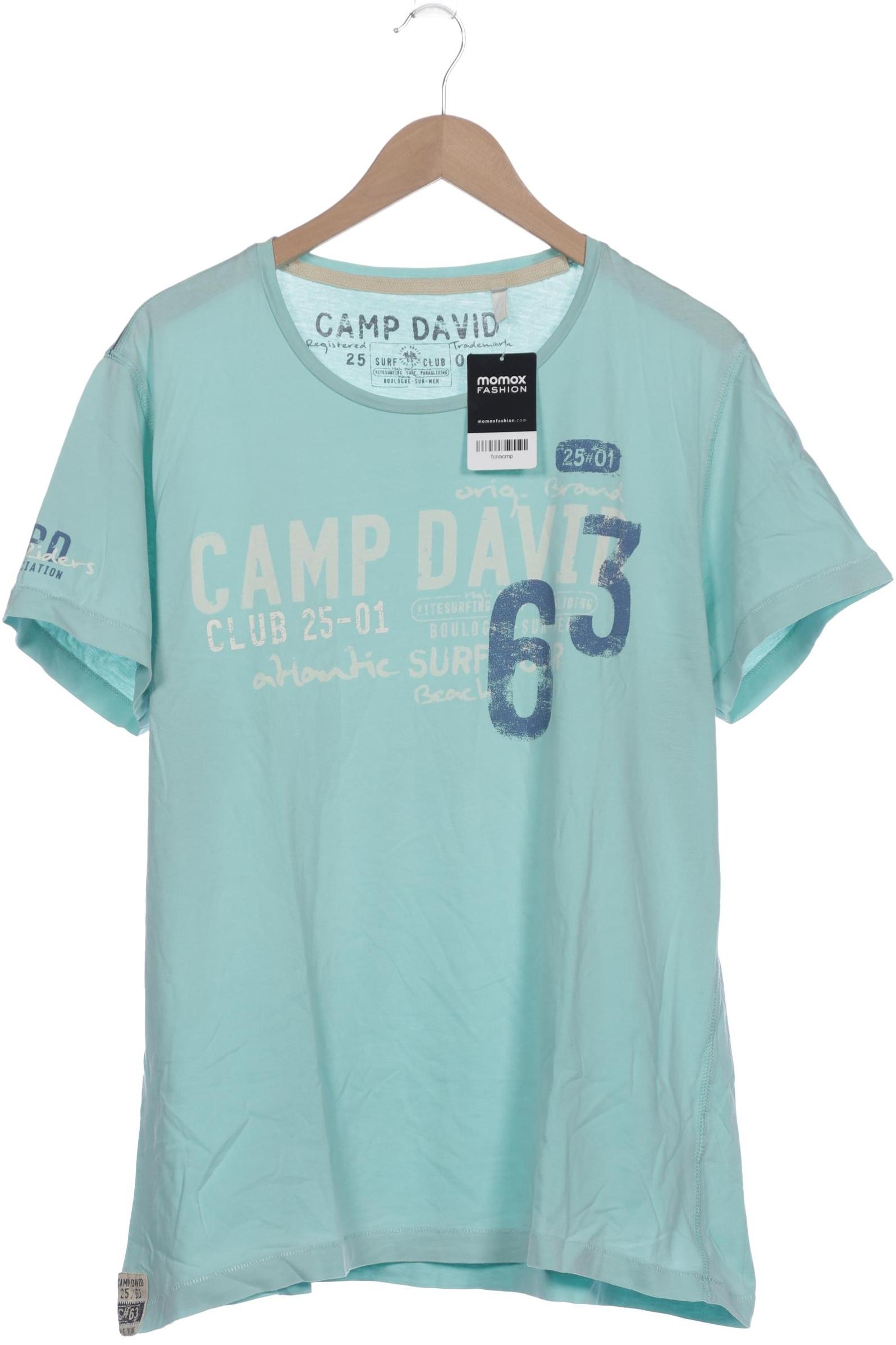 

Camp David Herren T-Shirt, türkis, Gr. 54